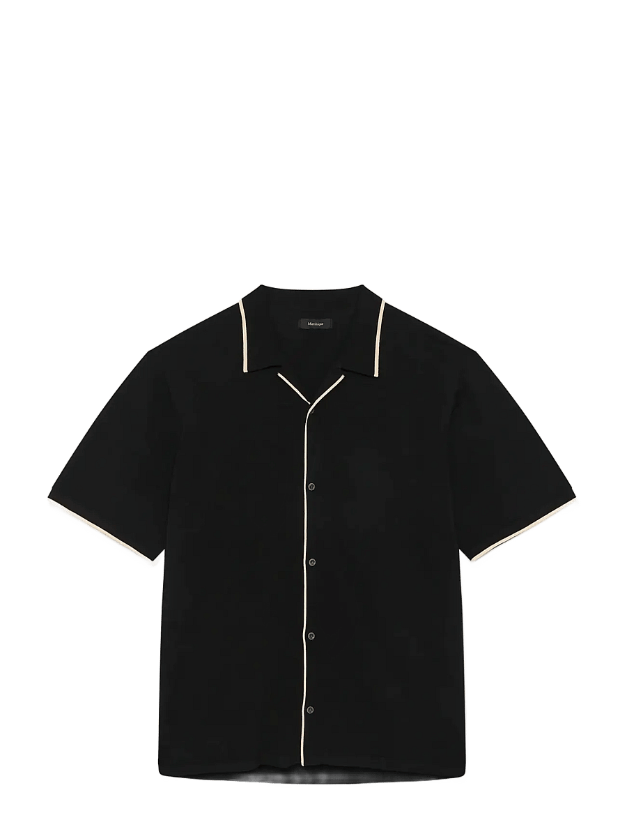 Matinique - MApolomin - kortärmade skjortor - black - 0