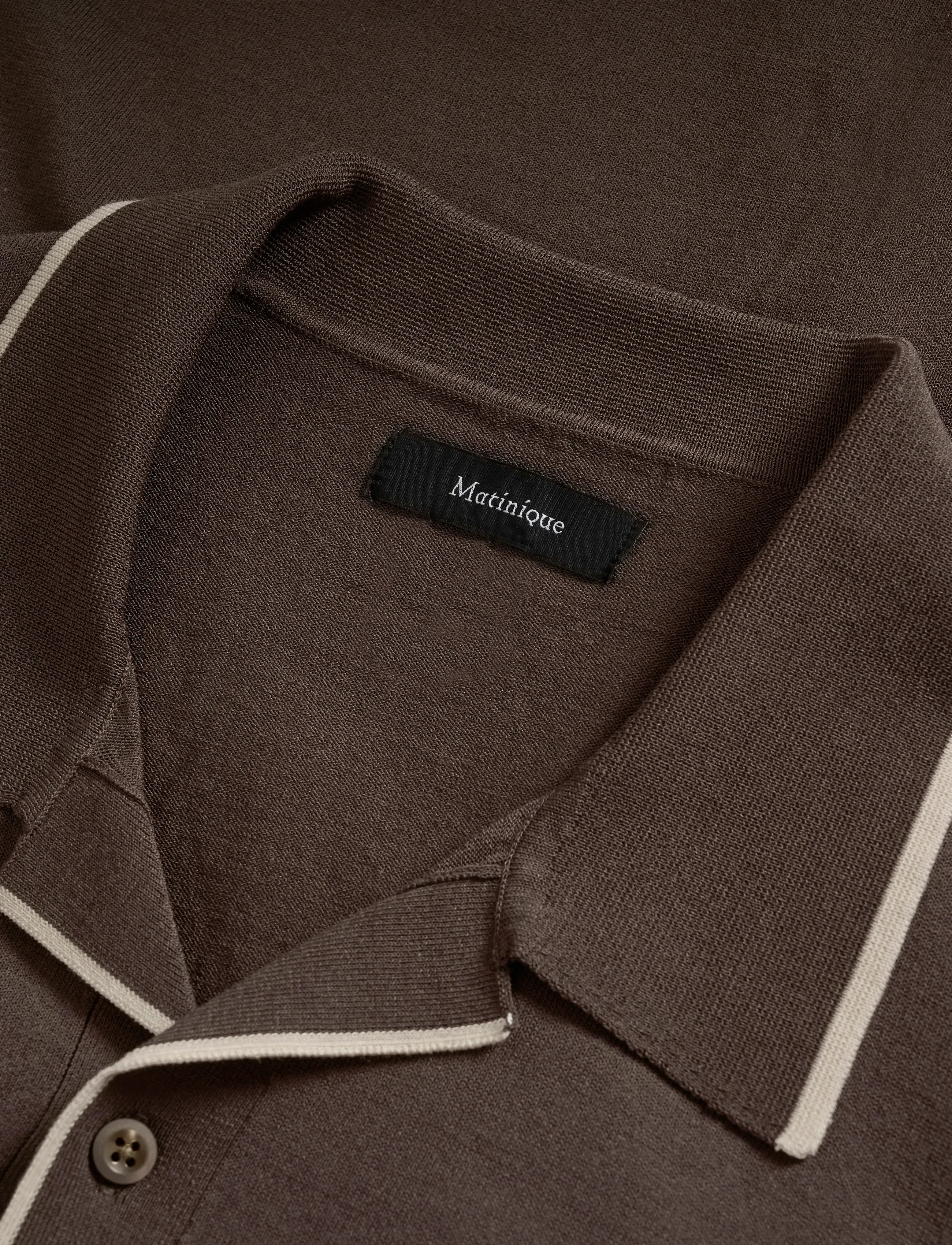 Matinique - MApolomin - kootud polosärgid - chocolate brown - 5