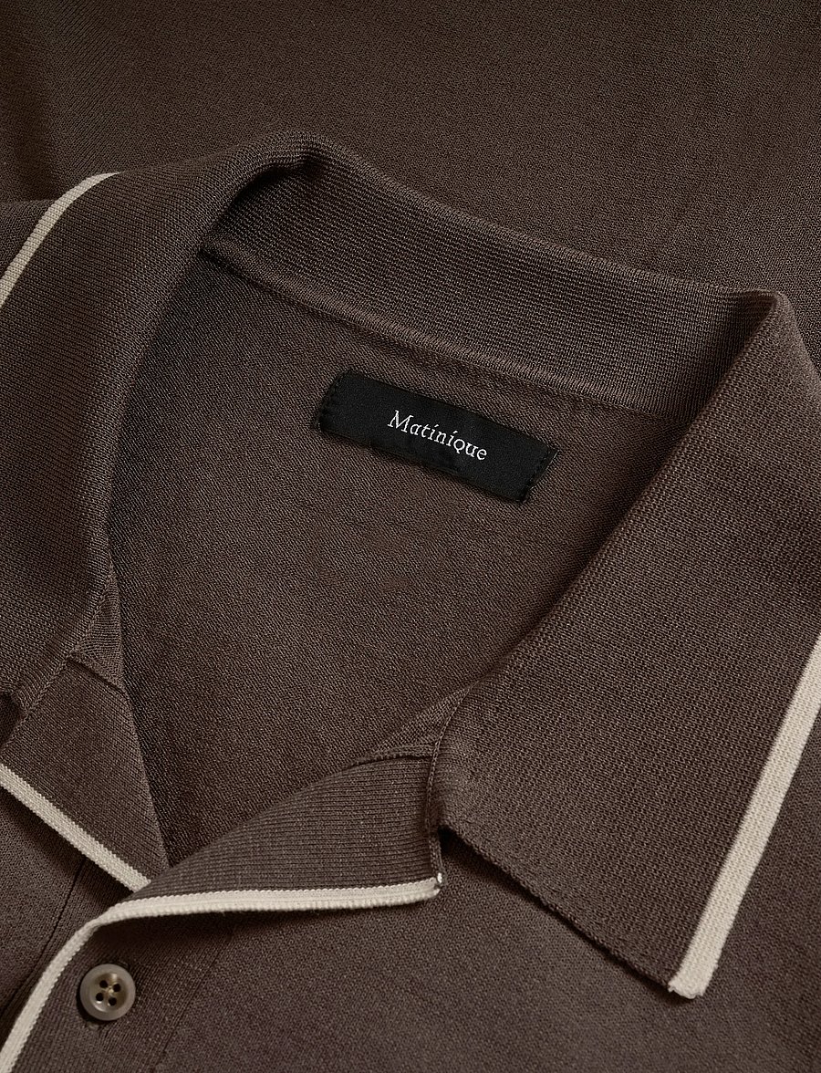 Matinique - MApolomin - kortærmede skjorter - chocolate brown - 5