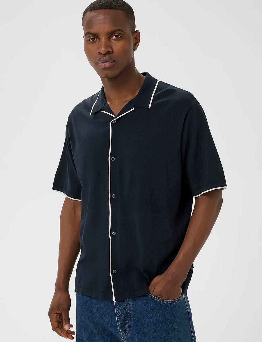 Matinique - MApolomin - kurzarmhemden - dark navy - 0