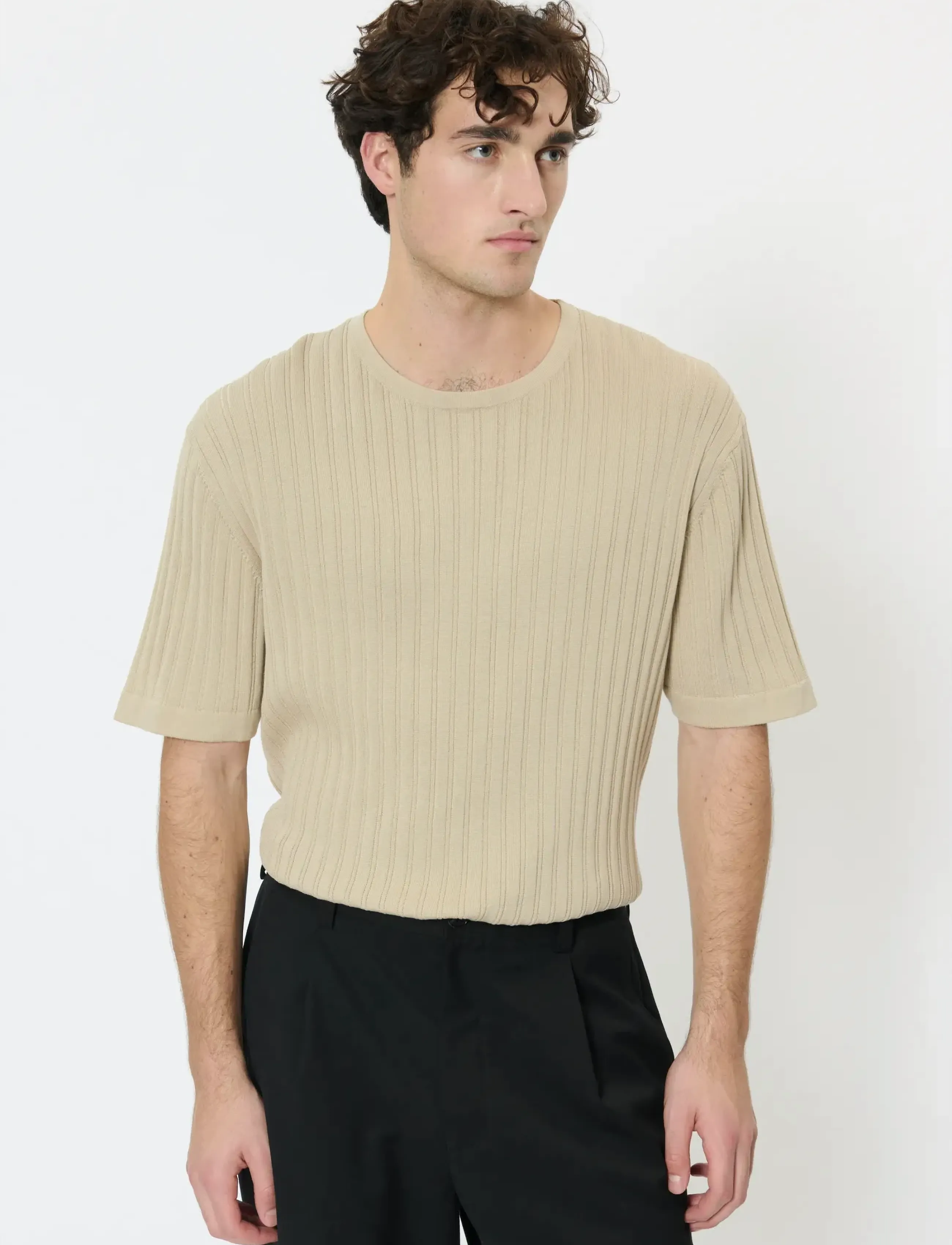 Matinique MAtrivolt - Rundhals - PLAZA TAUPE / beige