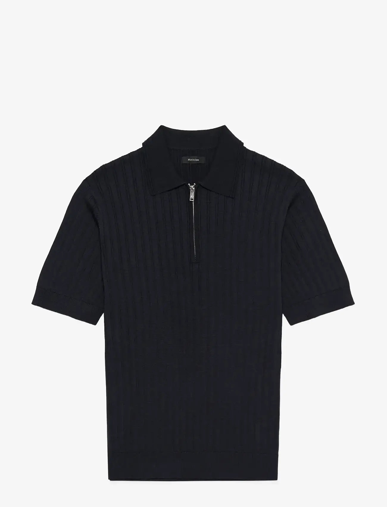 Matinique - MApolo Knit - gestrickte polohemden - dark navy - 1