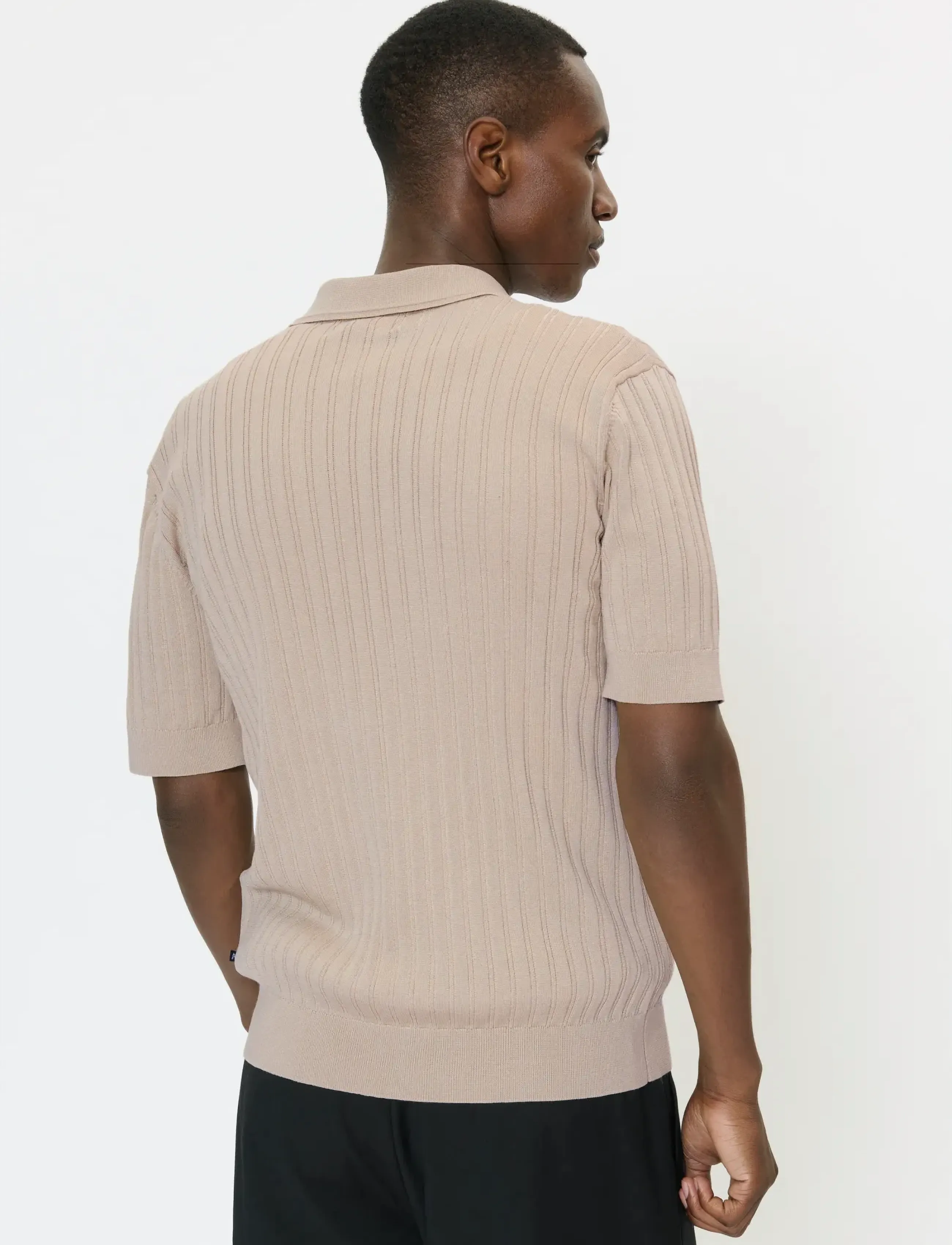 Matinique - MApolo Knit - kootud polosärgid - plaza taupe - 3