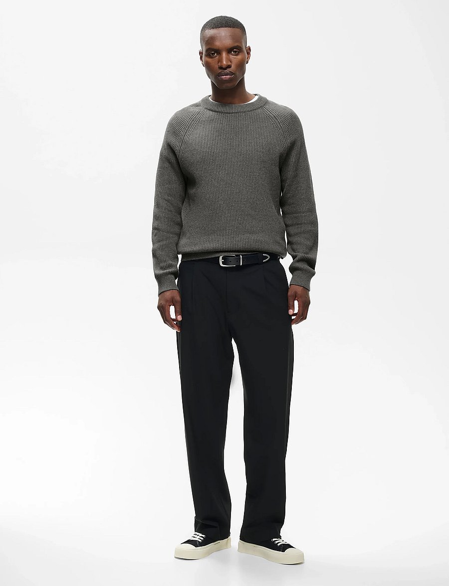 Matinique - MAhellson - rundhals - medium grey melange - 3