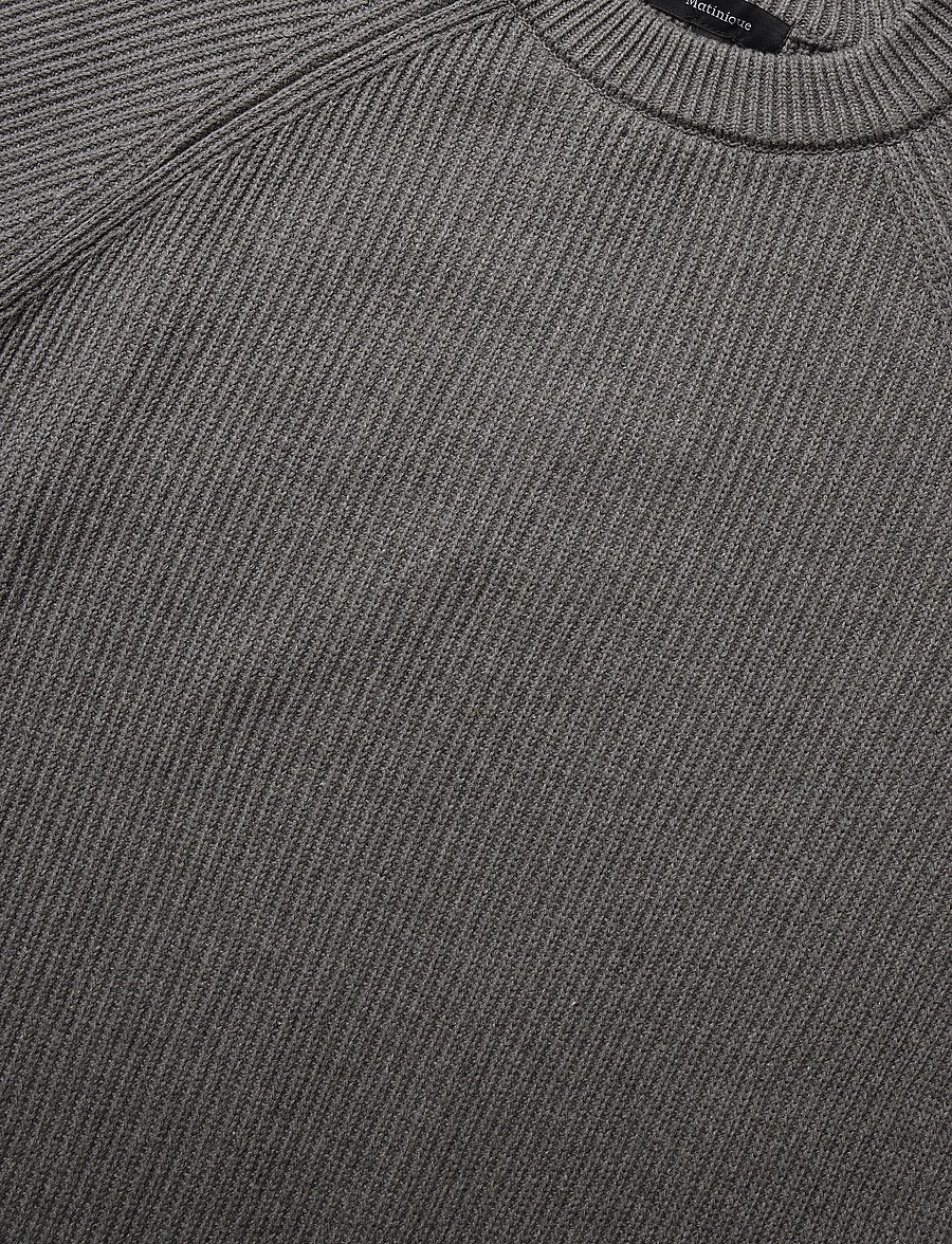 Matinique - MAhellson - round necks - medium grey melange - 3