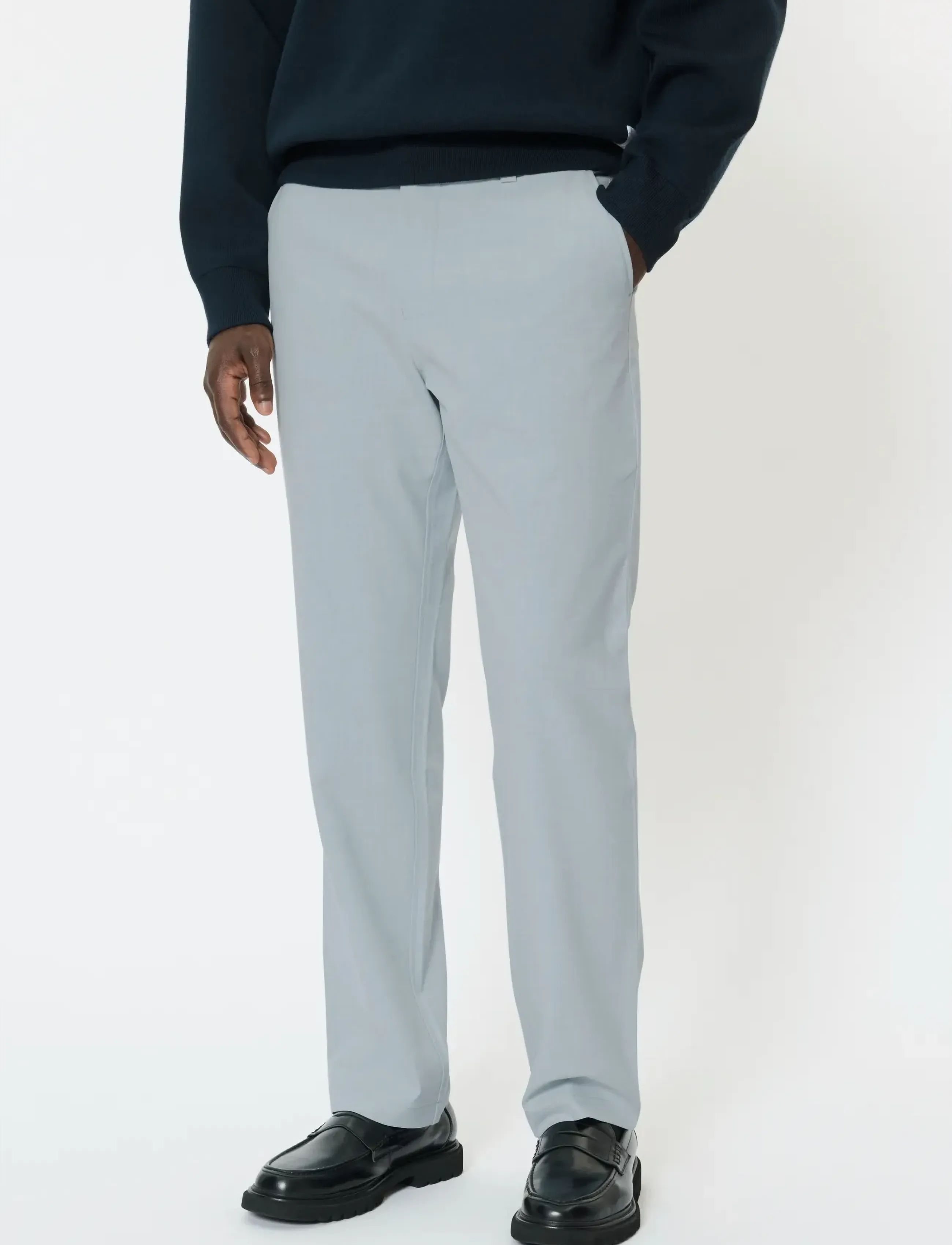 Matinique MAwesley Casual - Rennot housut - PEARL BLUE MELANGE / blue