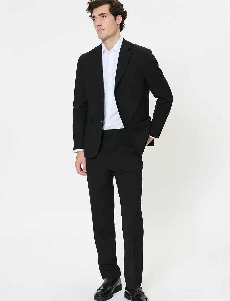 Matinique - MAwesley Pant - Ülikonnapüksid - black - 3