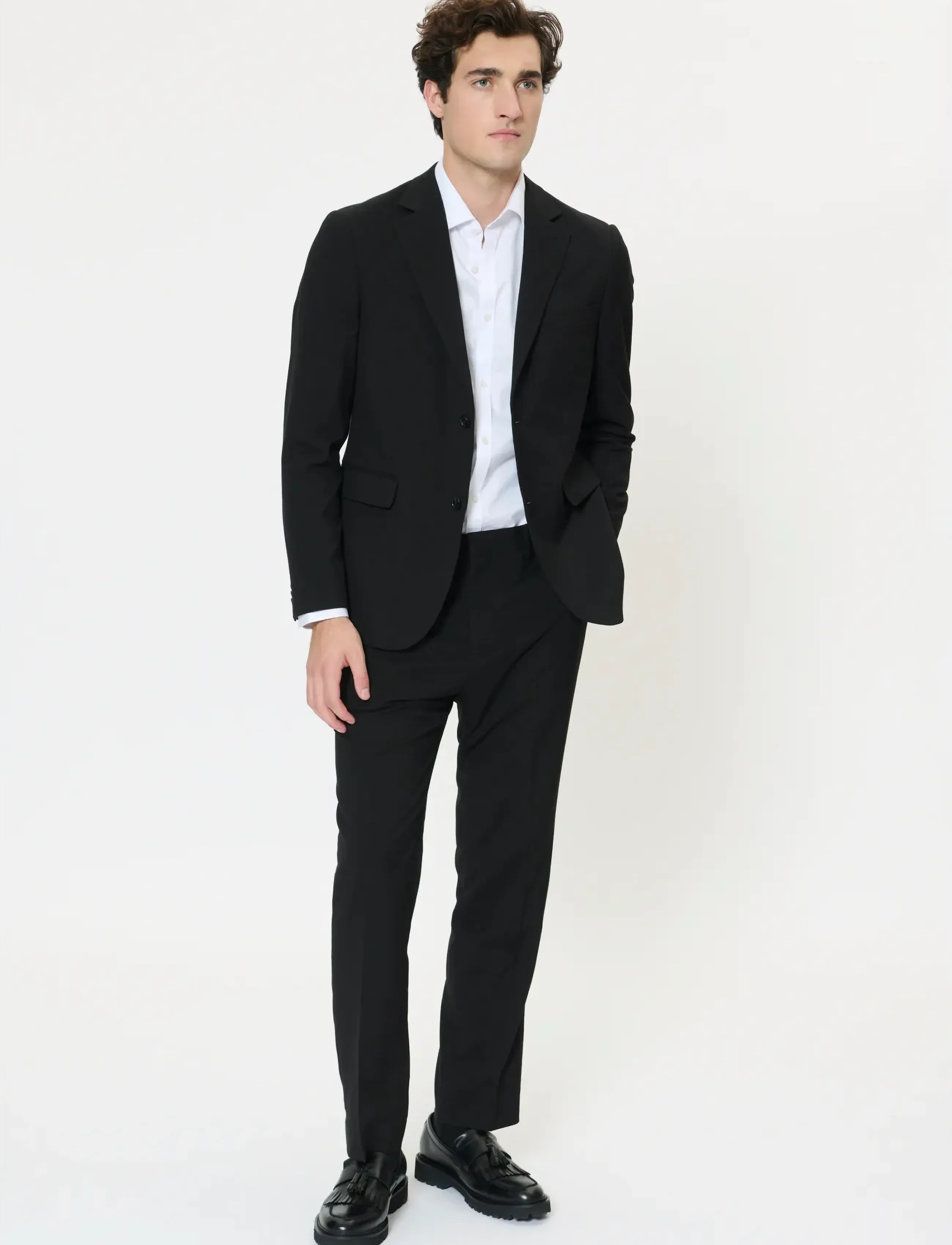 Matinique - MAcharles - Ühe rinnatisega pintsakud - black - 3
