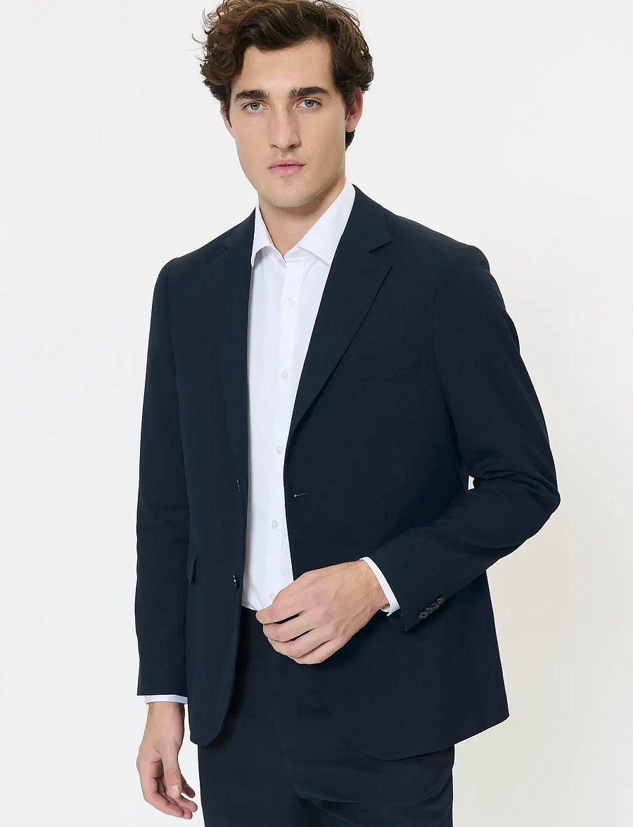 Matinique - MAcharles - enkelknäppta kavajer - dark navy - 0
