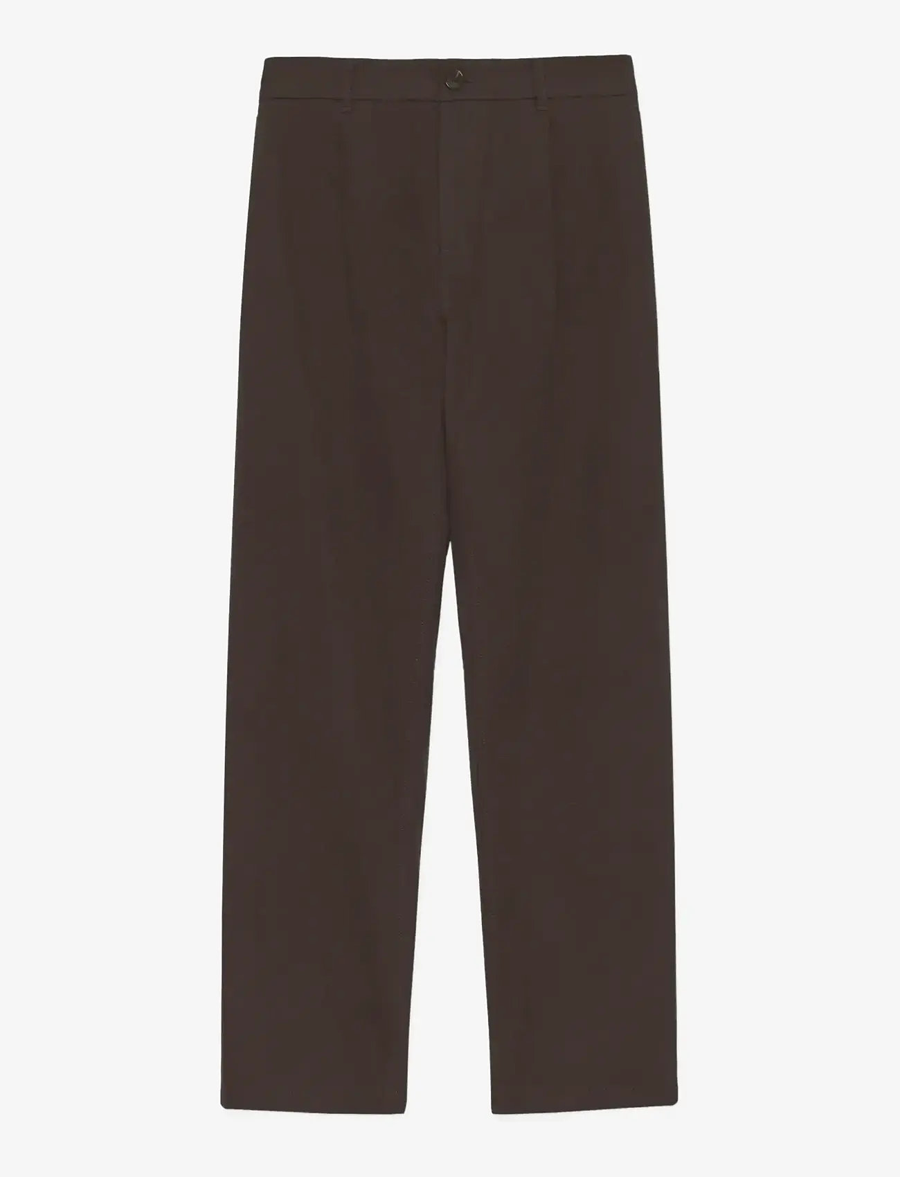 Matinique - MAhart Pant - linen trousers - chocolate brown - 1