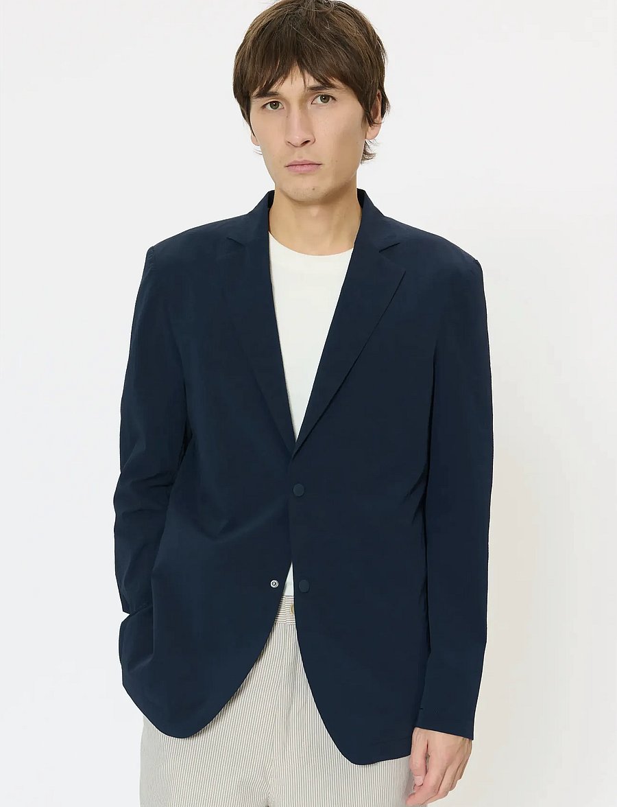 Matinique - MAcharles Tech - enkeltradede blazere - dark navy - 0