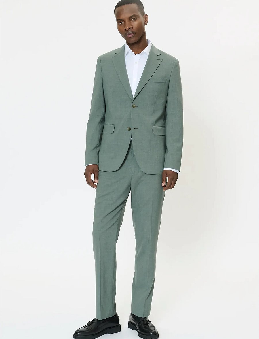 Matinique - MAwesley Pant - kostymbyxor - sea spray - 3