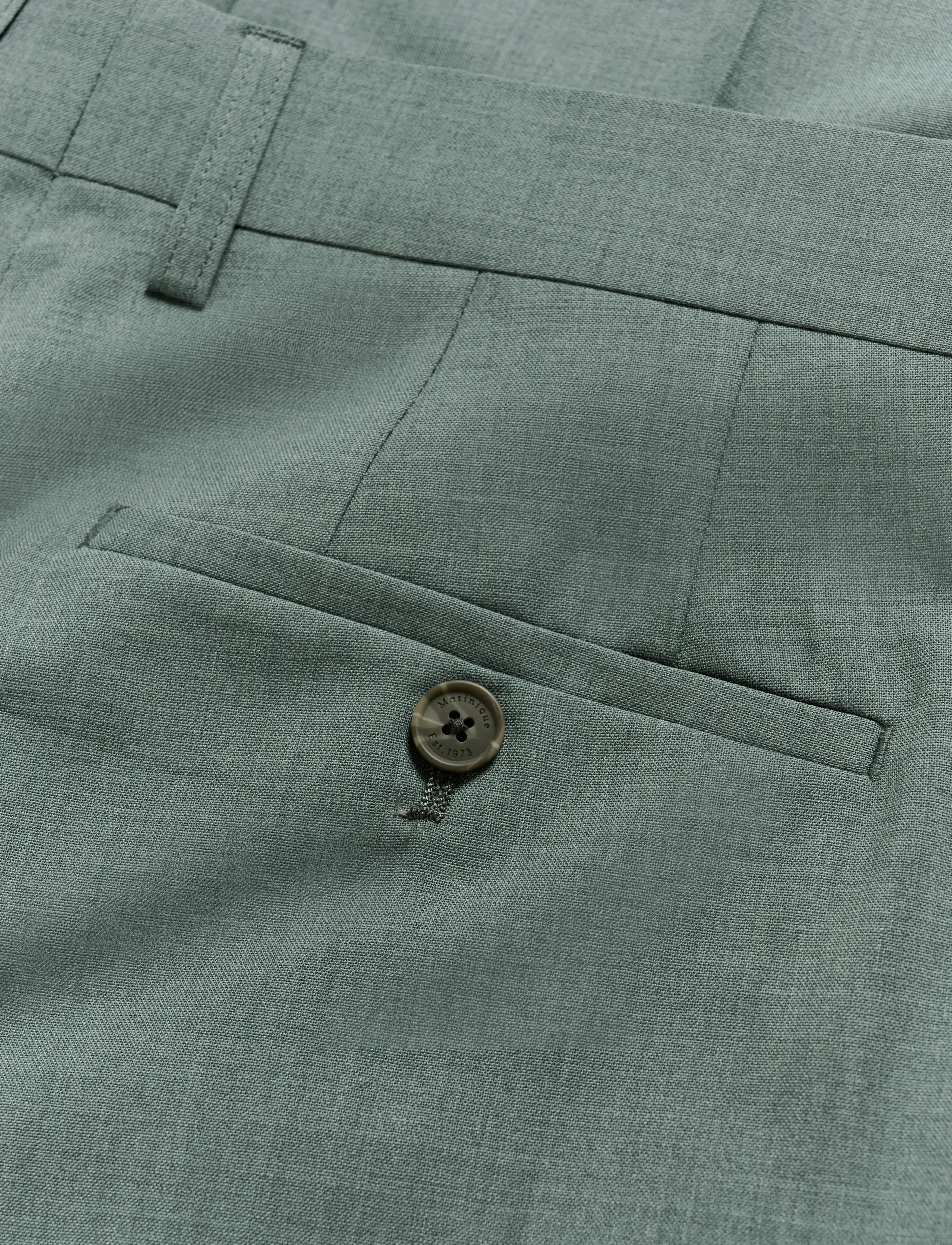 Matinique - MAwesley Pant - Ülikonnapüksid - sea spray - 5