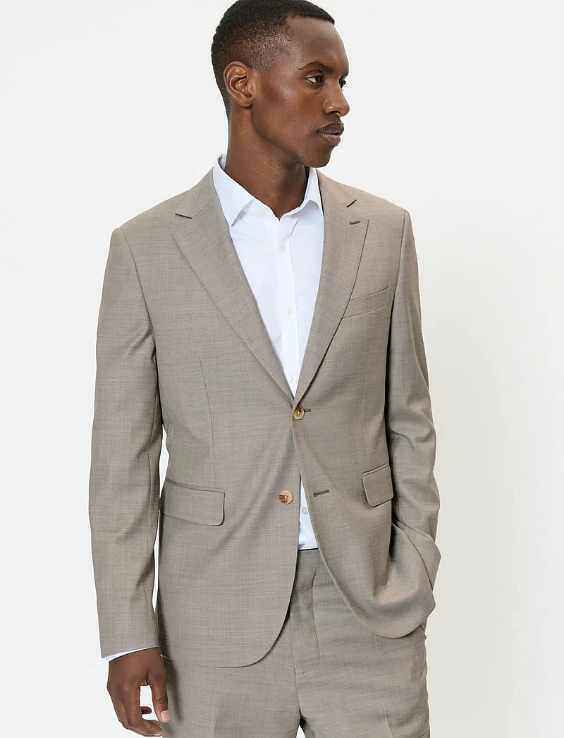 Matinique - MAcharles - enkelknäppta kavajer - caribou - 0