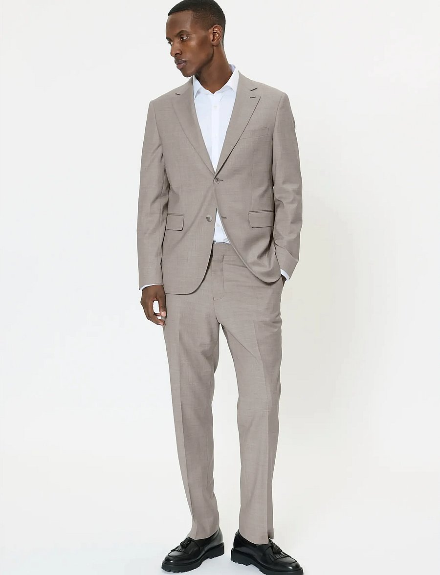 Matinique - MAwesley Pant - Ülikonnapüksid - caribou - 3