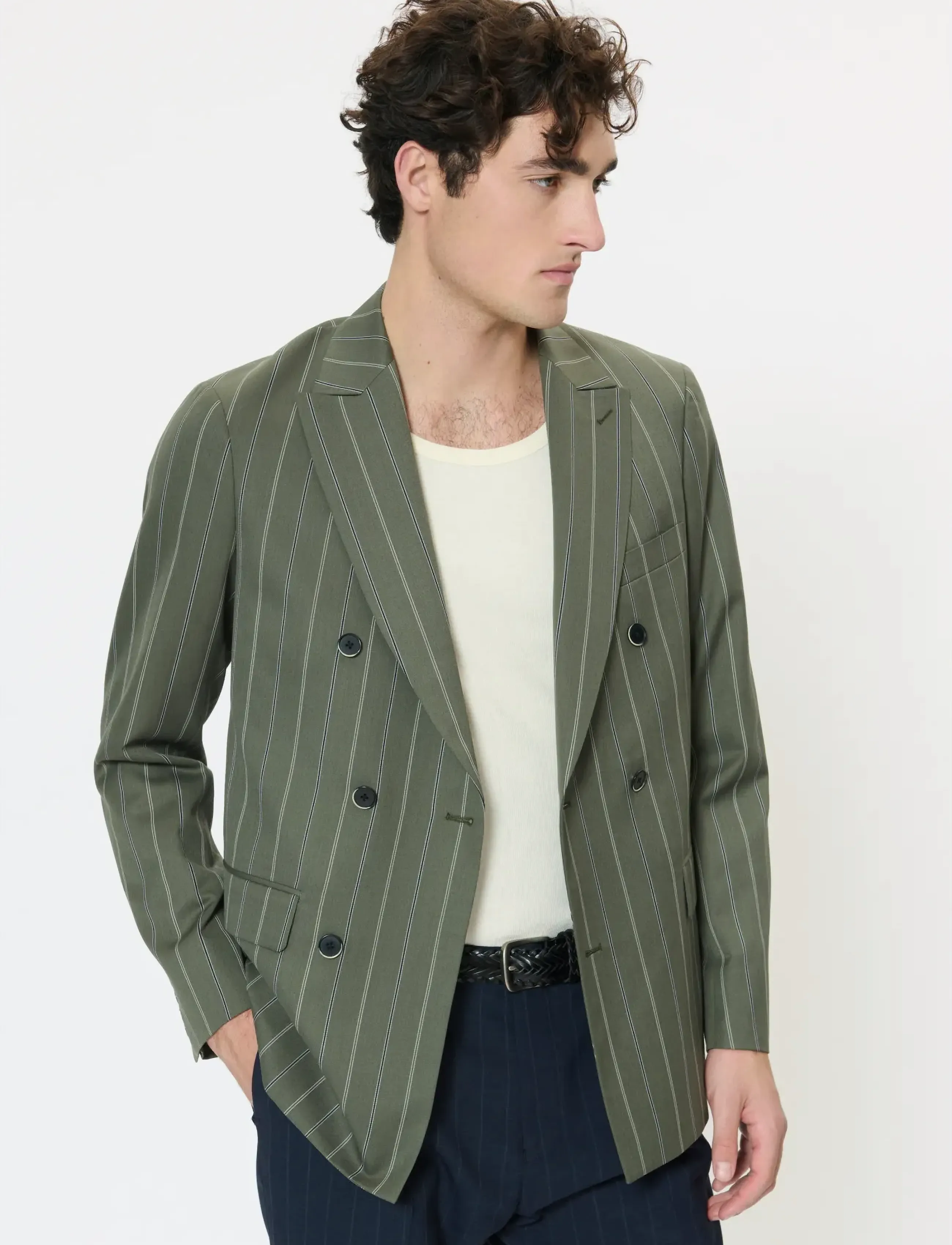Matinique Macharles Double, 50, Blazer, Grün - Double Breasted Männerswear