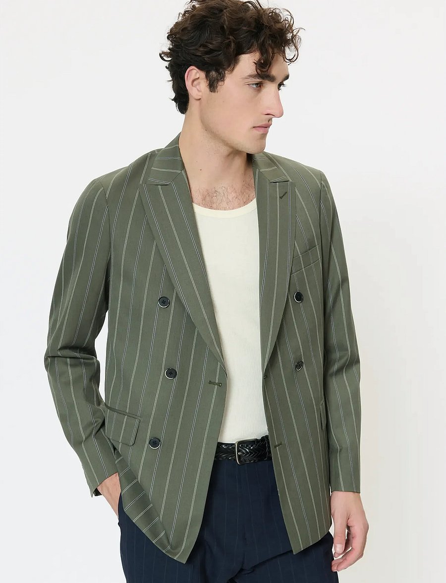 Matinique - MAcharles Double - dobbeltradede blazere - sea spray - 0