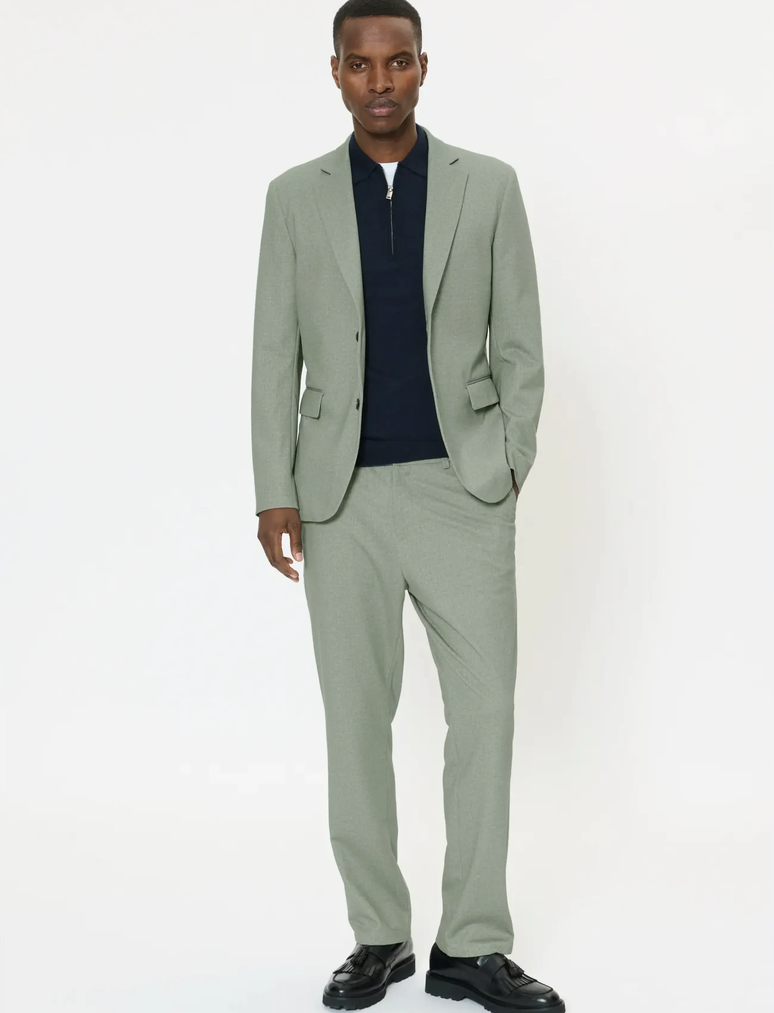 Matinique MAcharles Jersey - Business - SEA SPRAY / green