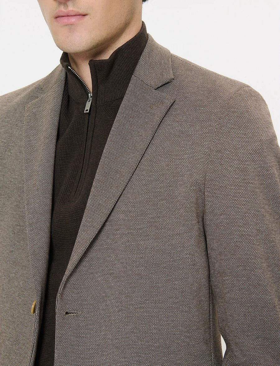 Matinique - MAcharles Jersey - enkeltradede blazere - caribou - 4