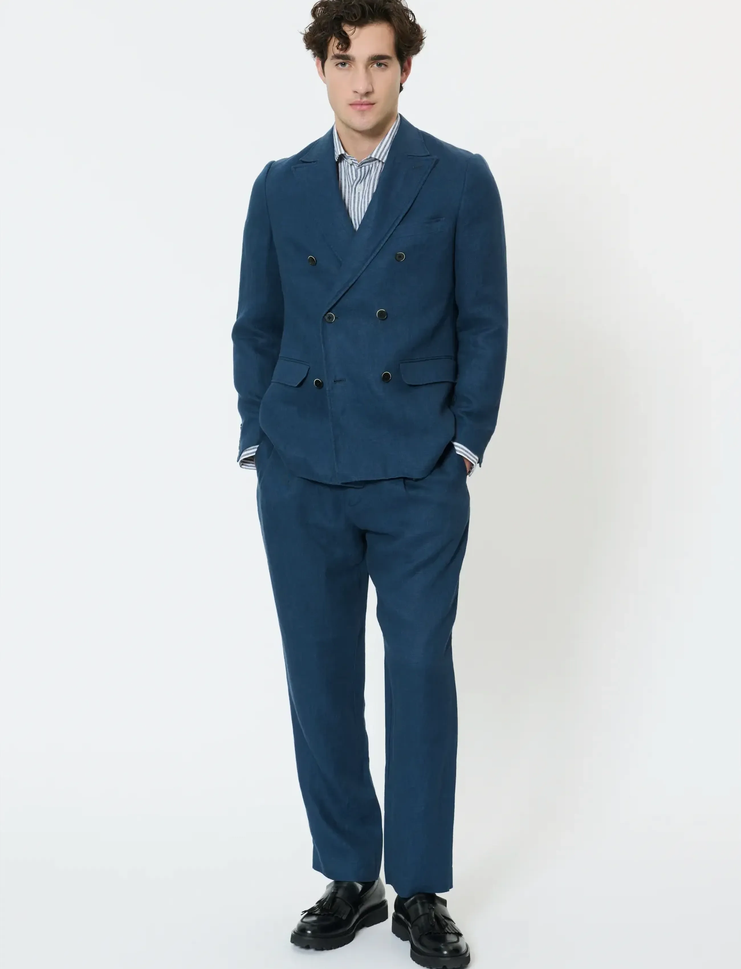 Matinique - MAcharles Double - dubbelknäppta kavajer - dark navy - 5