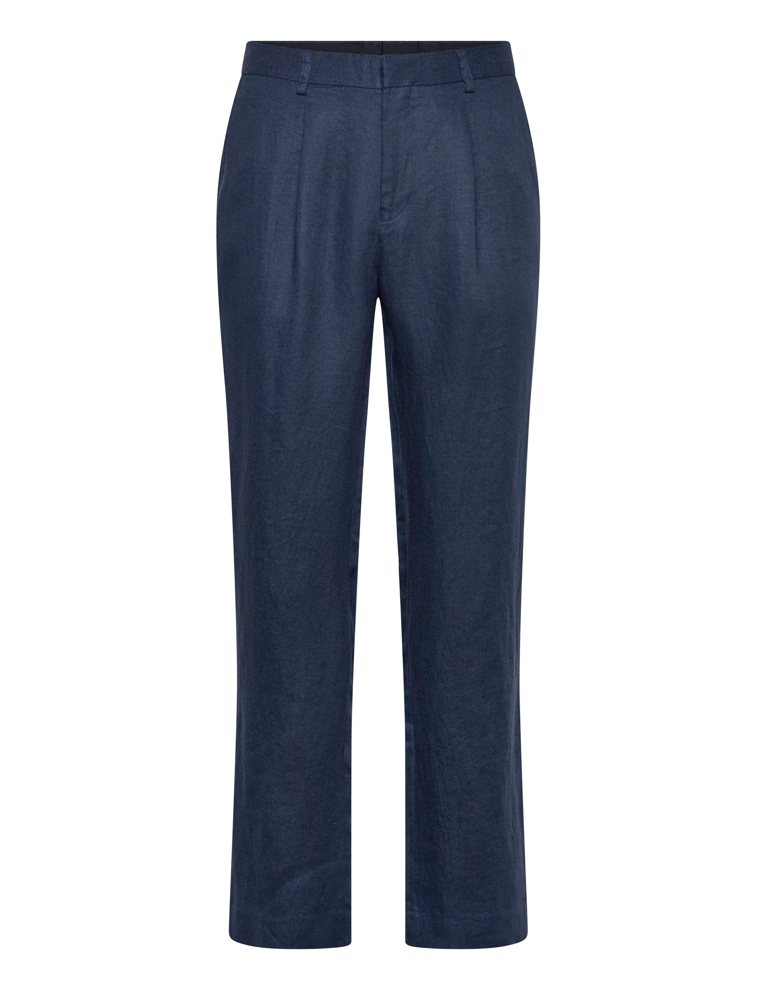 Matinique MAweller Pant - Leinenhosen - DARK NAVY / navy
