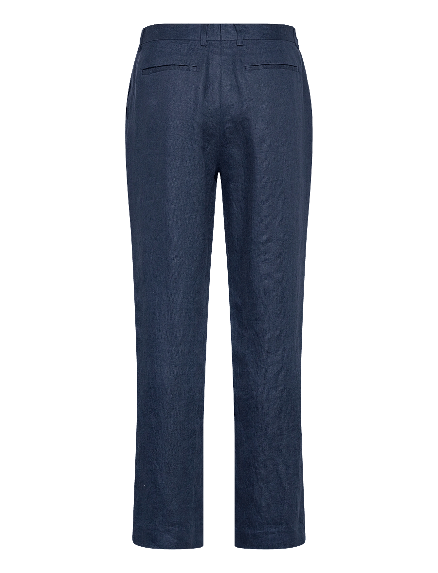 Matinique - MAweller Pant - lininės kelnės - dark navy - 2