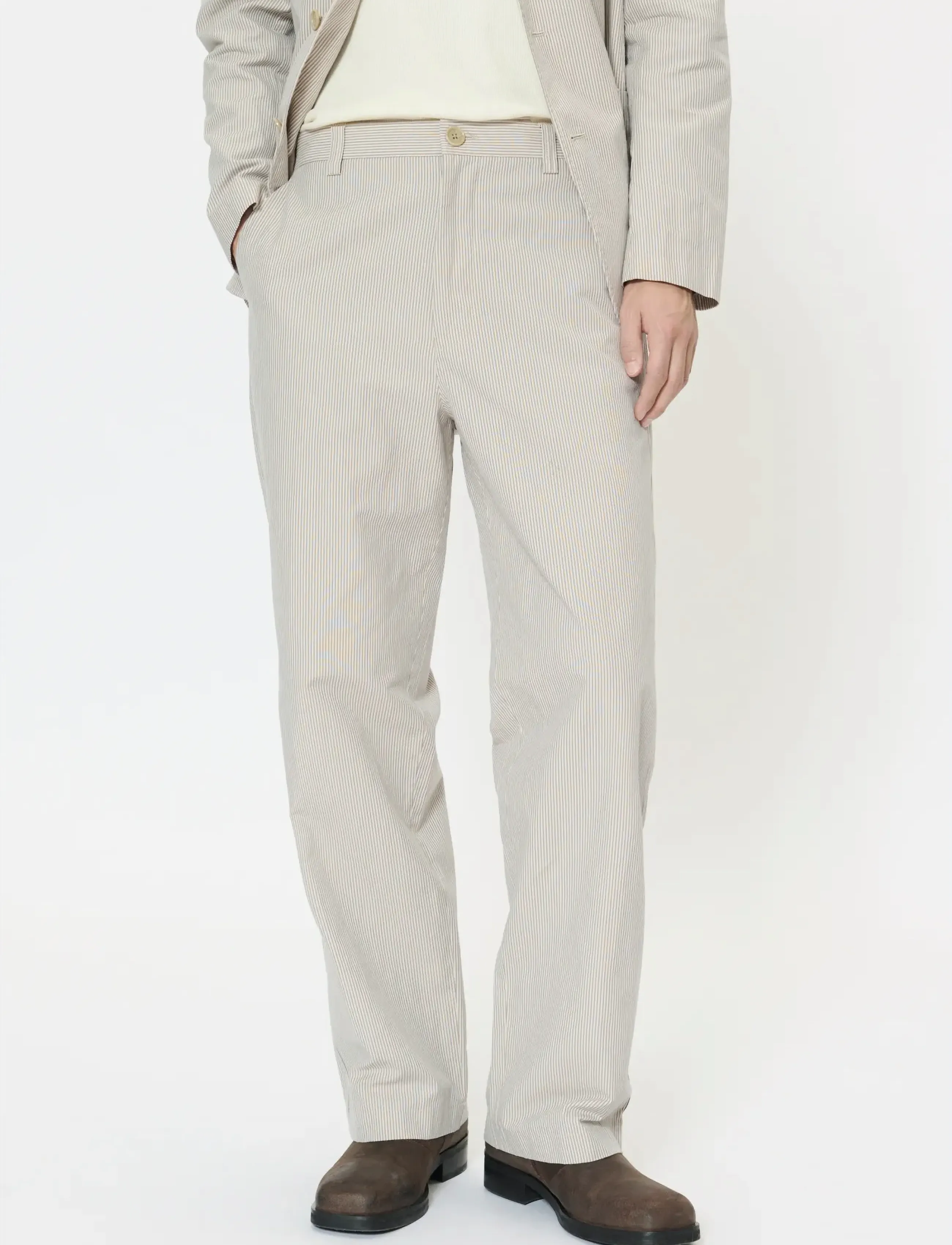 Matinique Machino Pant 73, 29 x 32, Cream, Bukser > Afslappet, Herre