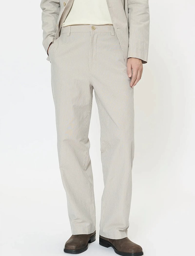 Matinique - MAchino Pant 73 - hørbukser - off white - 0