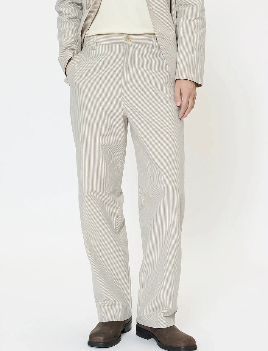 Matinique - MAchino Pant 73 - linnebyxor - off white - 0