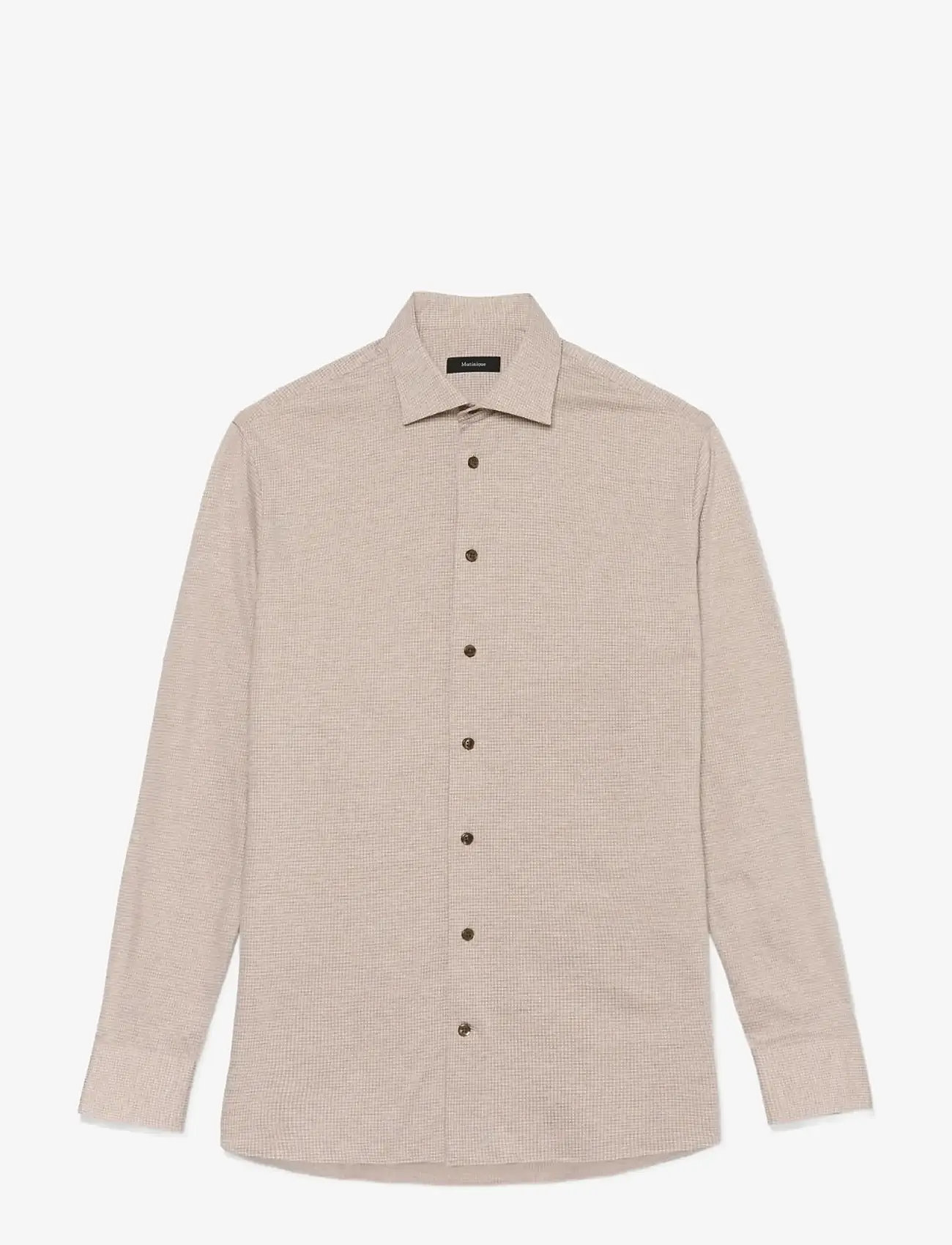 Matinique - MAmarc N - mønstrede skjorter - plaza taupe - 1