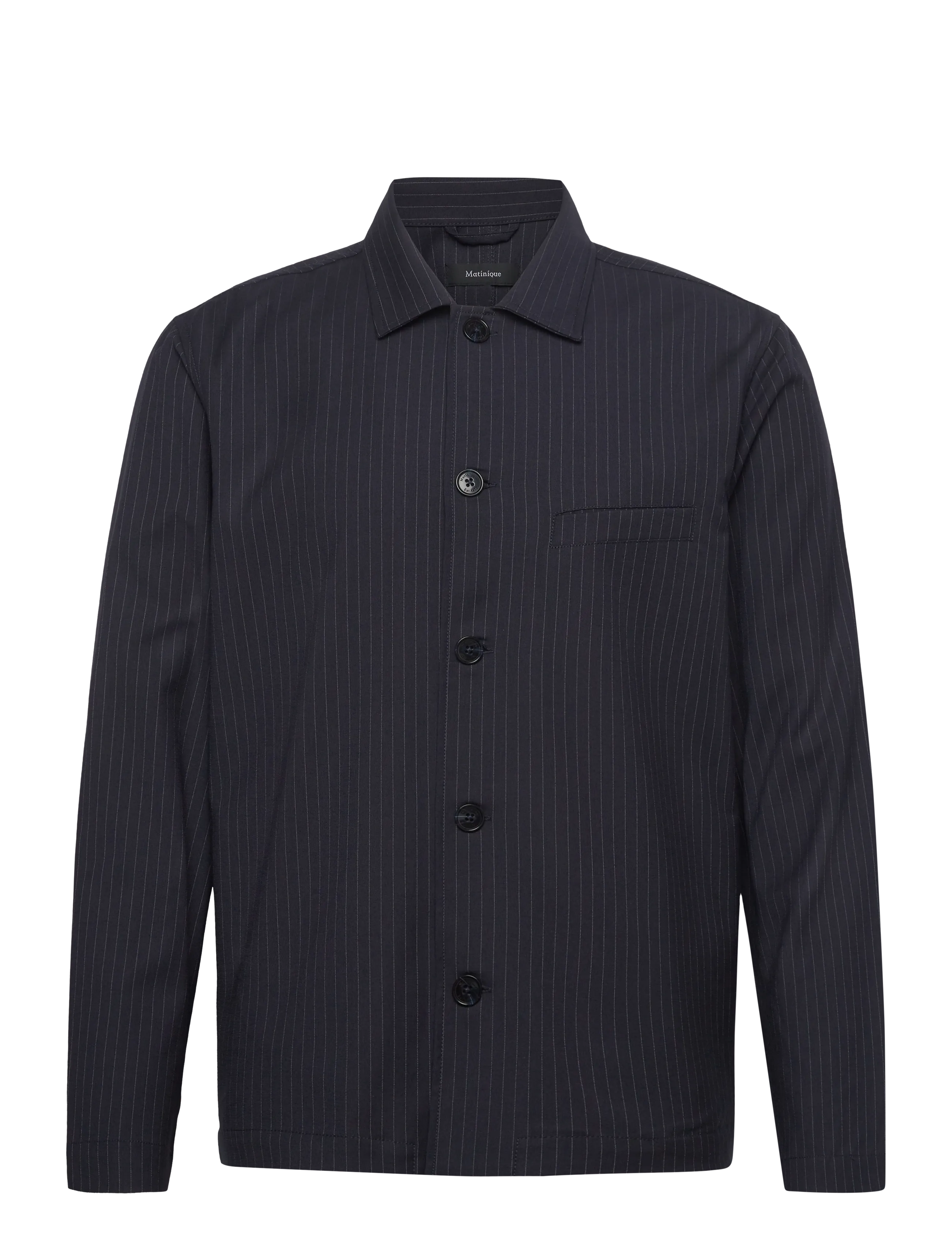 Matinique MAlanden V - Overshirts - NAVY PINSTRIPE / navy