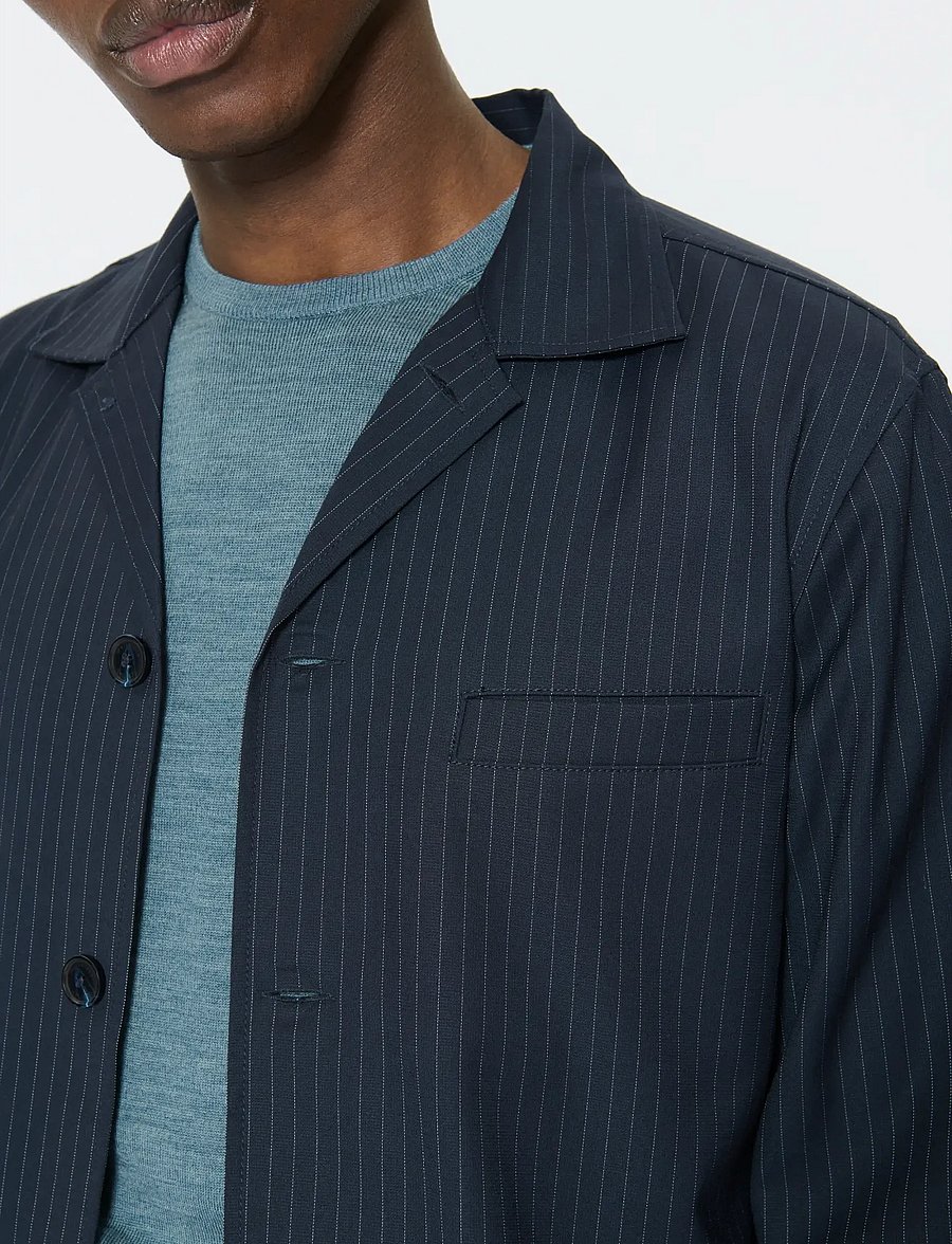 Matinique - MAlanden V - shop by occasion - navy pinstripe - 5