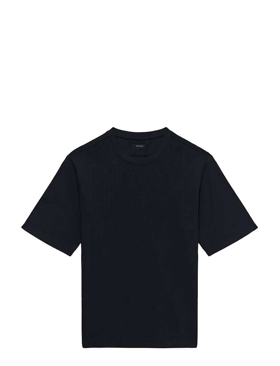 Matinique - MAkai Crew - kortærmede t-shirts - dark navy - 1