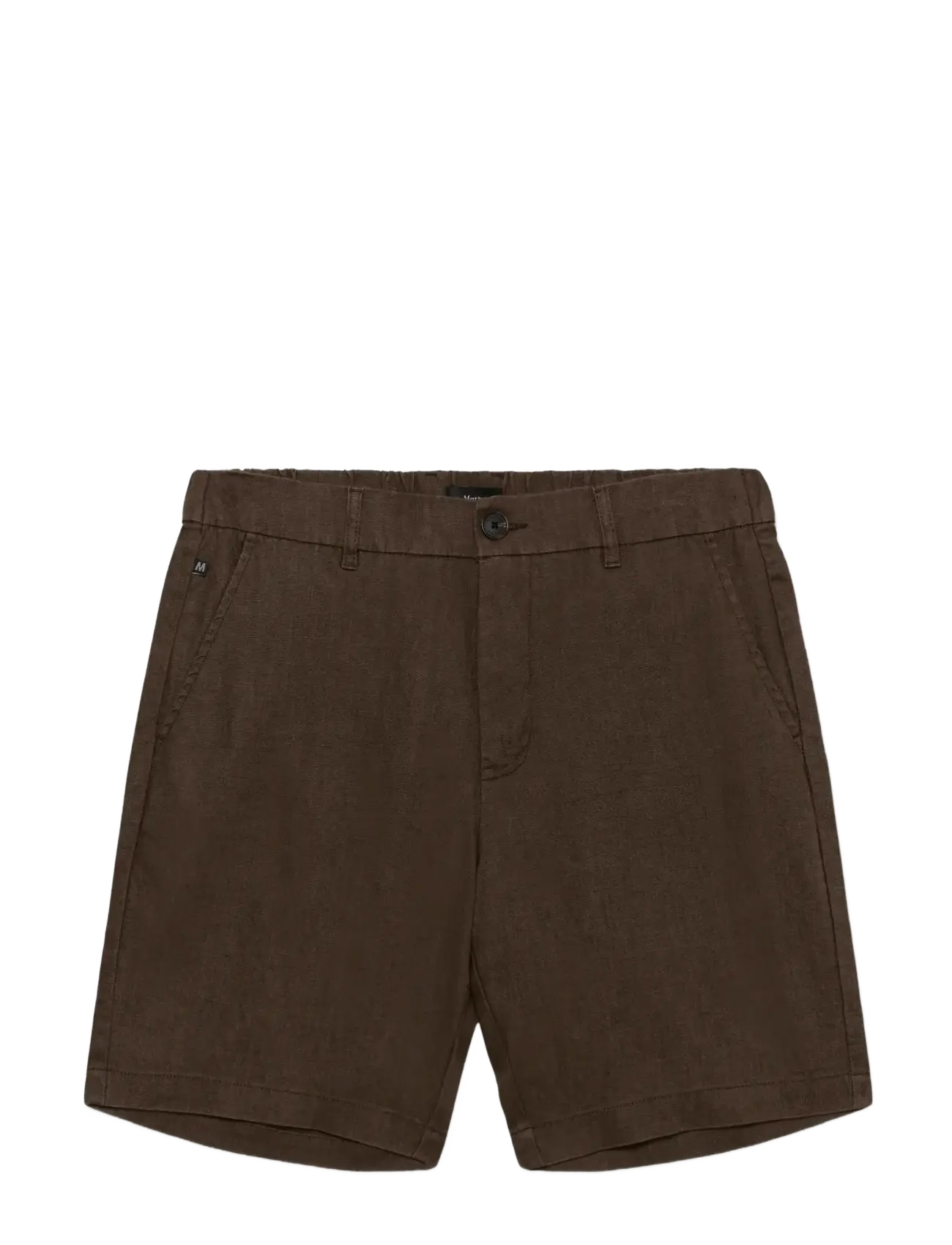 Matinique MAharlow Short - Linen shorts - CHOCOLATE BROWN / brown