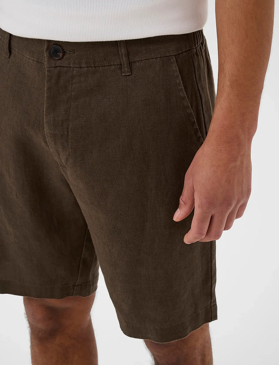 Matinique - MAharlow Short - linneshorts - chocolate brown - 5