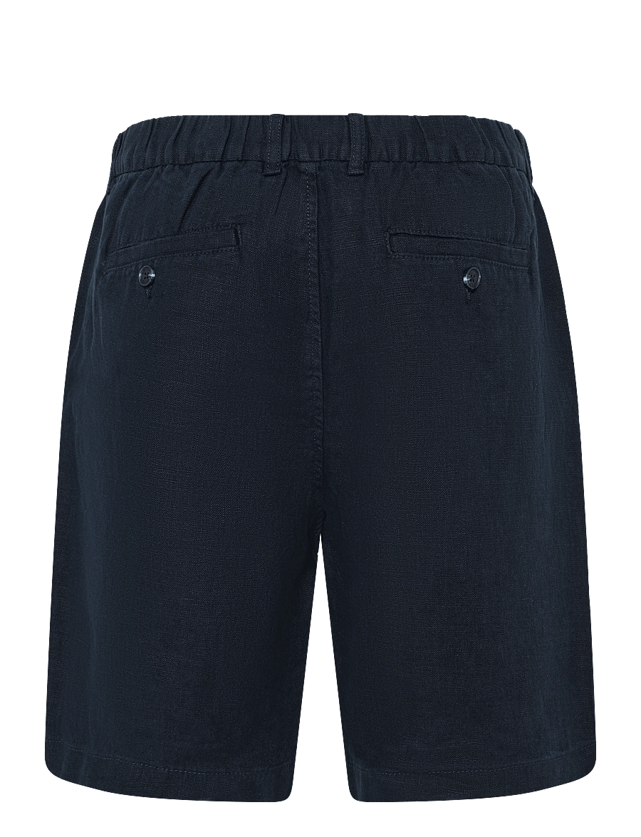 Matinique - MAharlow Short - linased lühikesed püksid - dark navy - 2