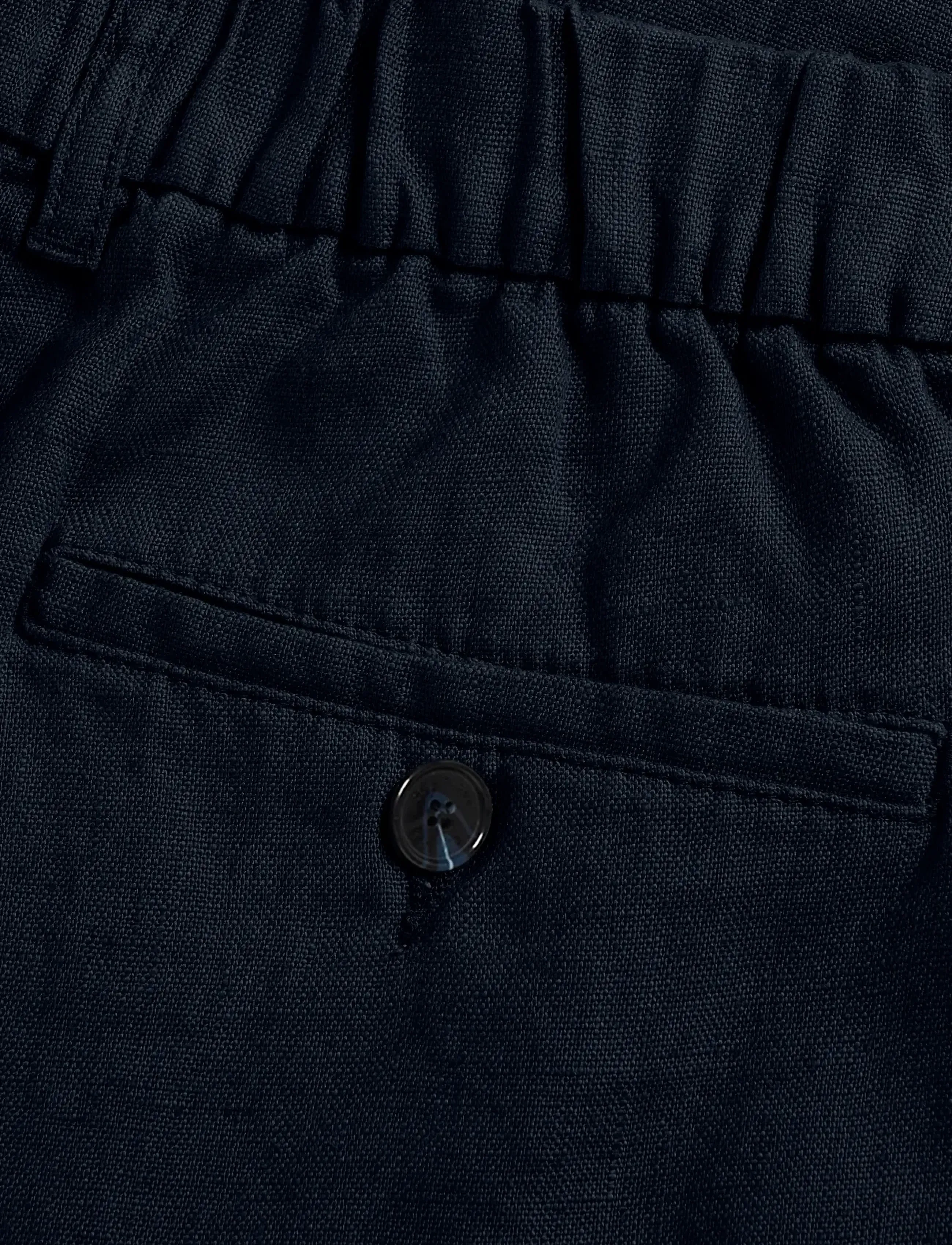 Matinique - MAharlow Short - leinen-shorts - dark navy - 3
