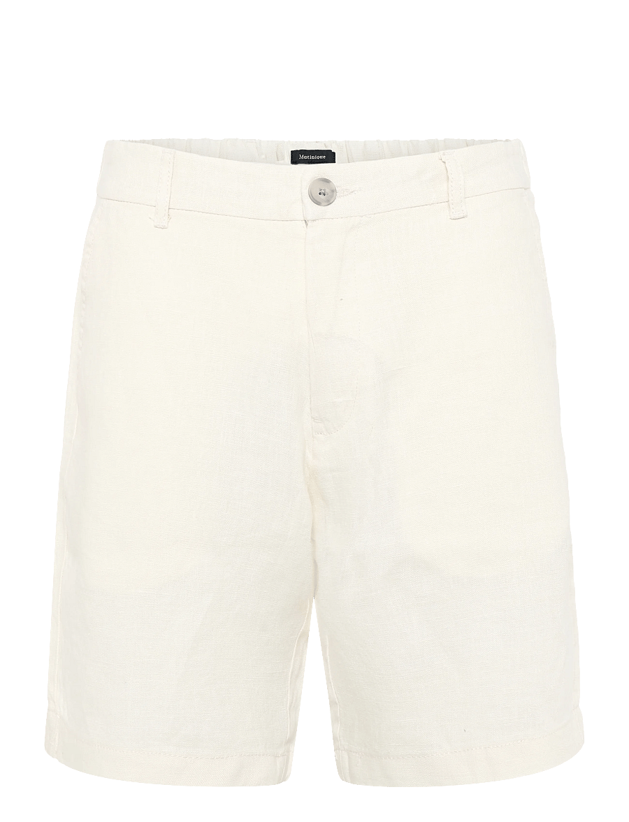 Matinique - MAharlow Short - linased lühikesed püksid - eggnog - 0