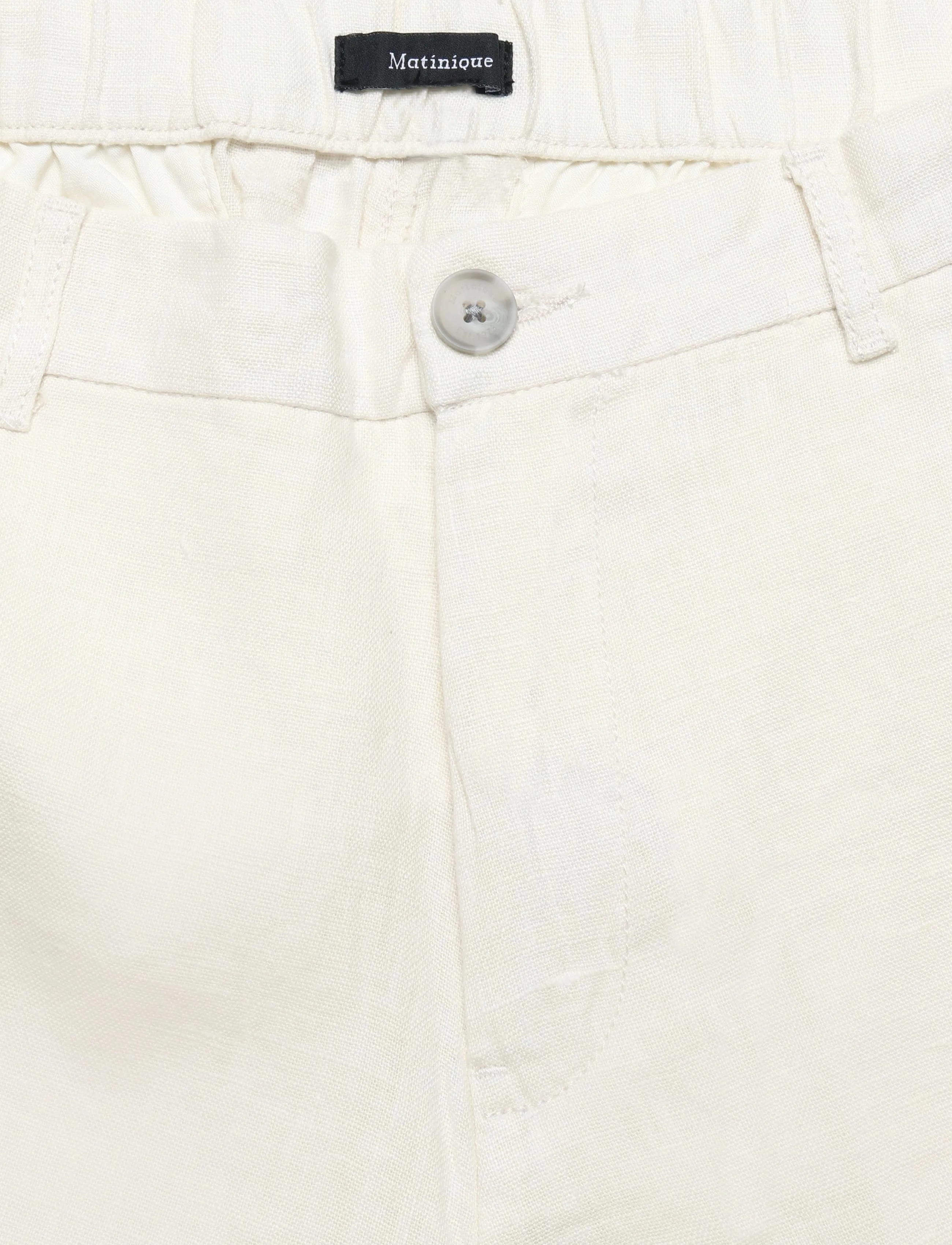 Matinique - MAharlow Short - leinen-shorts - eggnog - 2