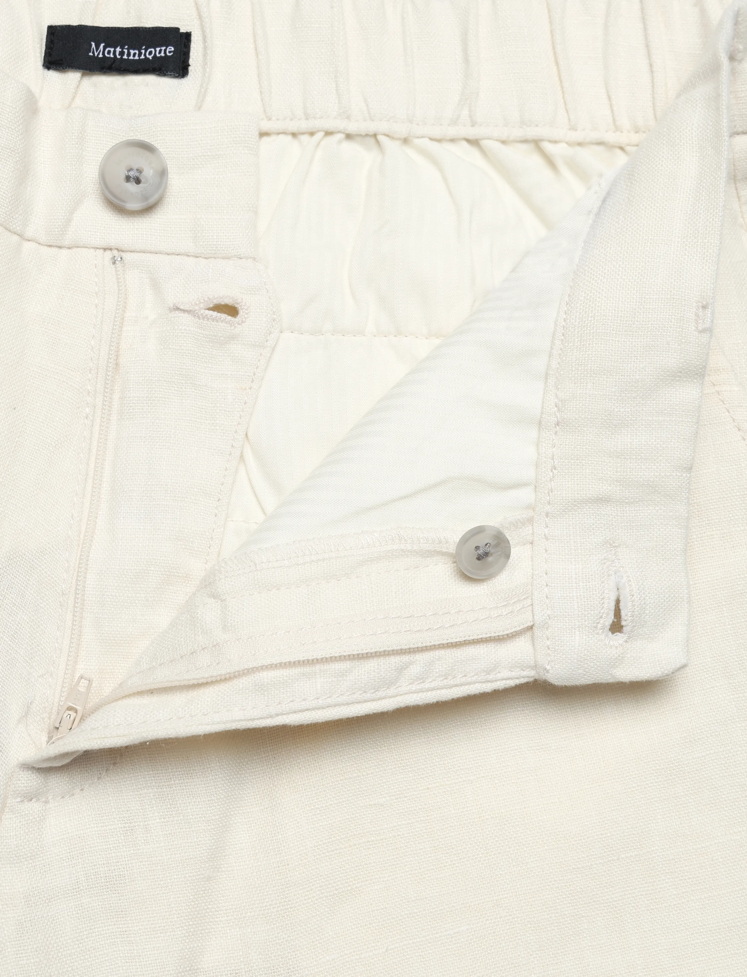 Matinique - MAharlow Short - leinen-shorts - eggnog - 3