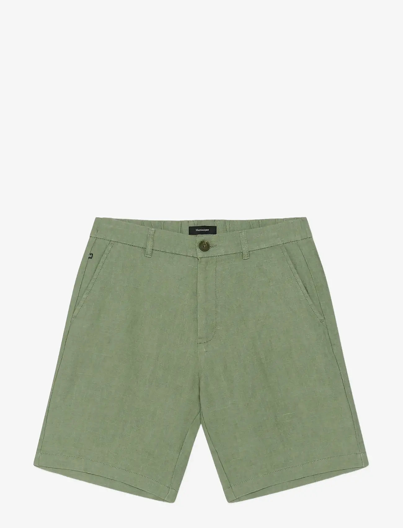 Matinique - MAharlow Short - hørshorts - sea spray - 0