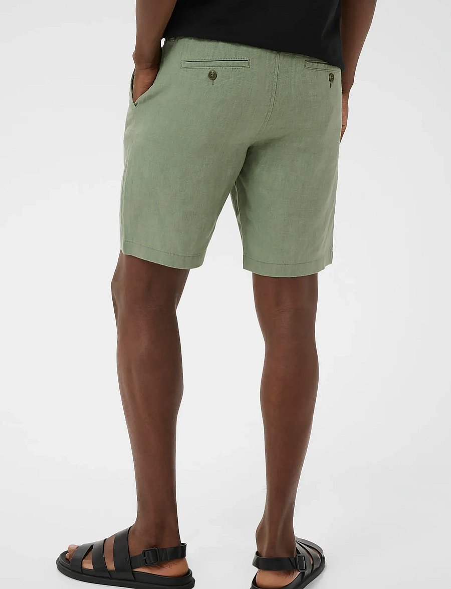 Matinique - MAharlow Short - linased lühikesed püksid - sea spray - 3