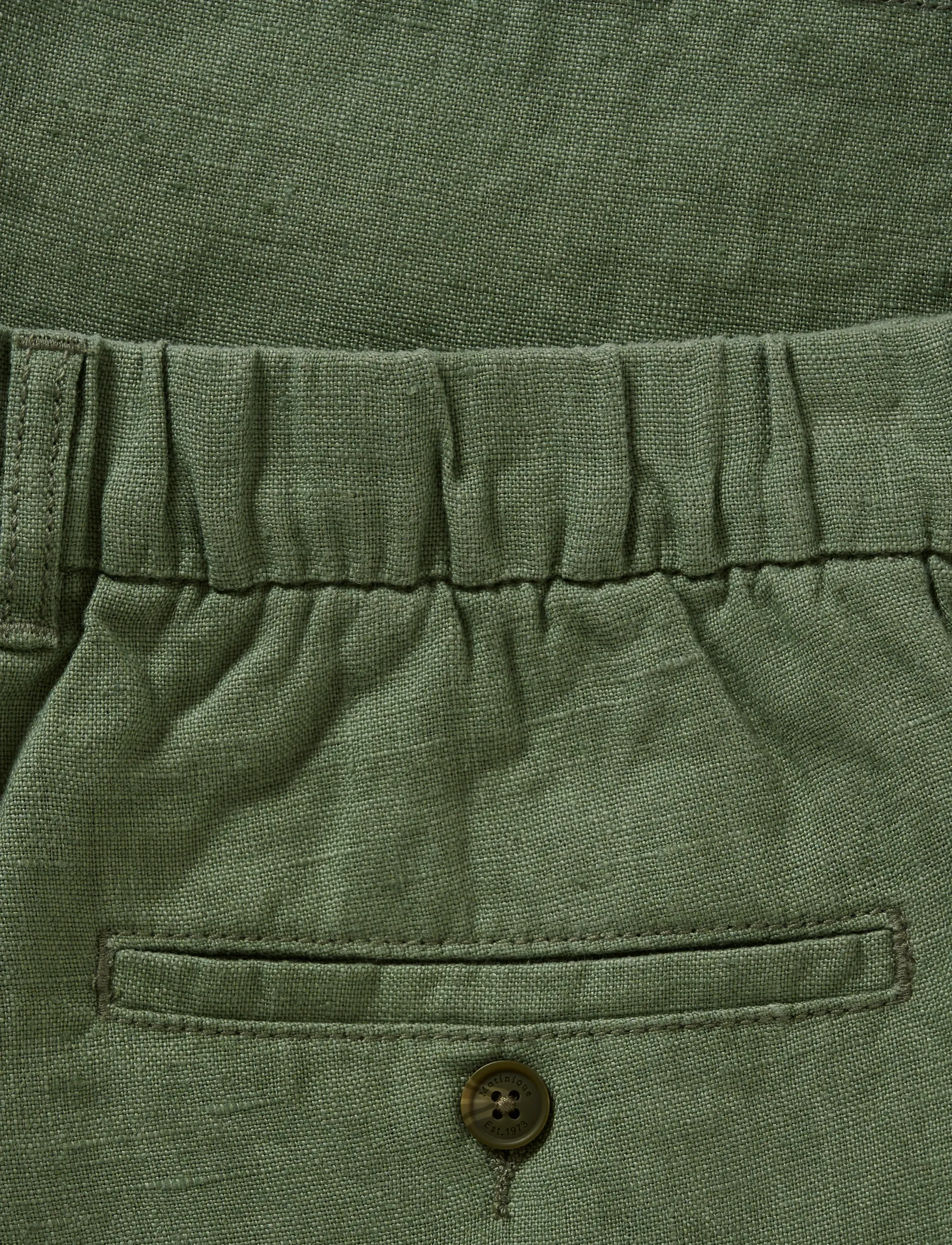 Matinique - MAharlow Short - linneshorts - sea spray - 3