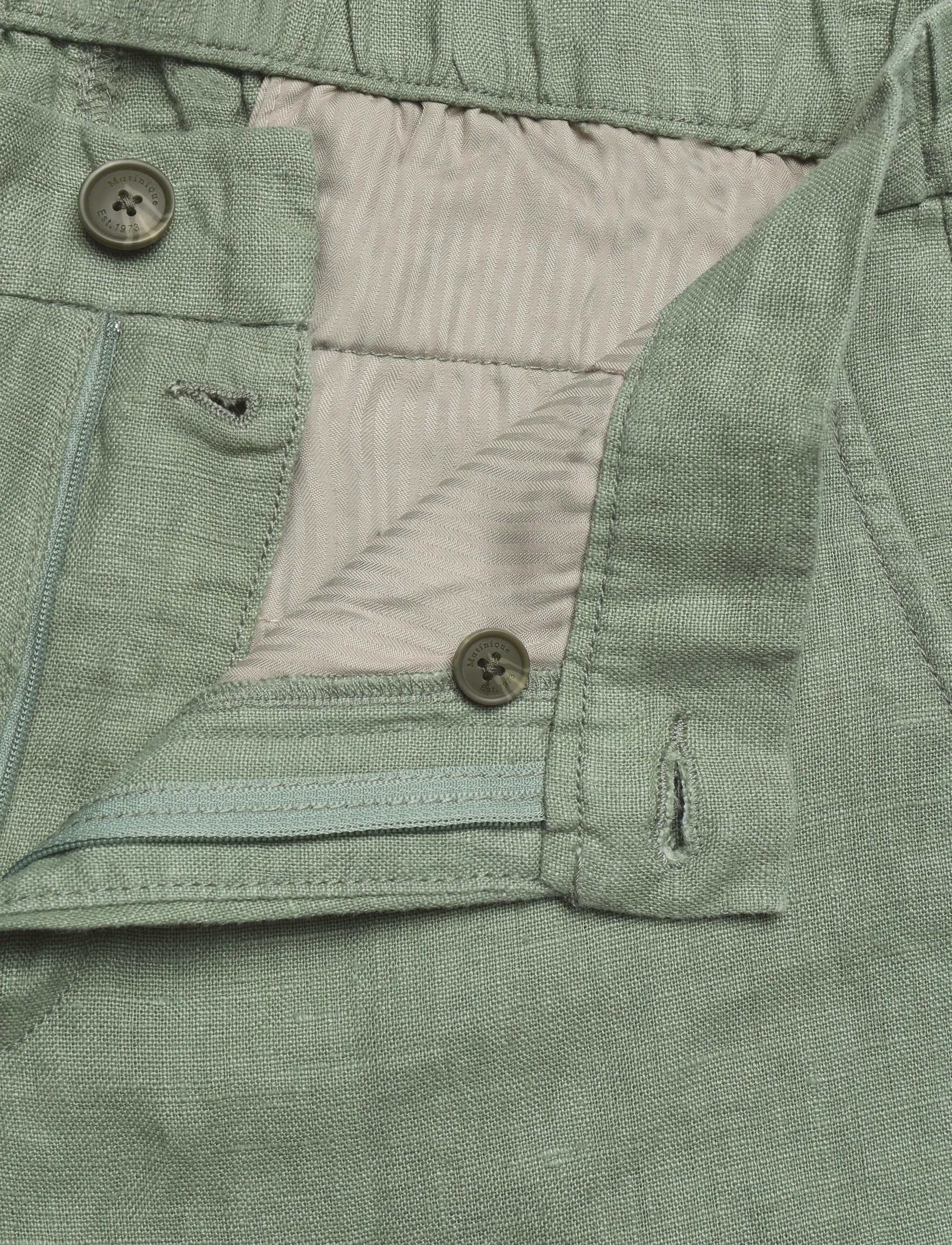 Matinique - MAharlow Short - hørshorts - sea spray - 5