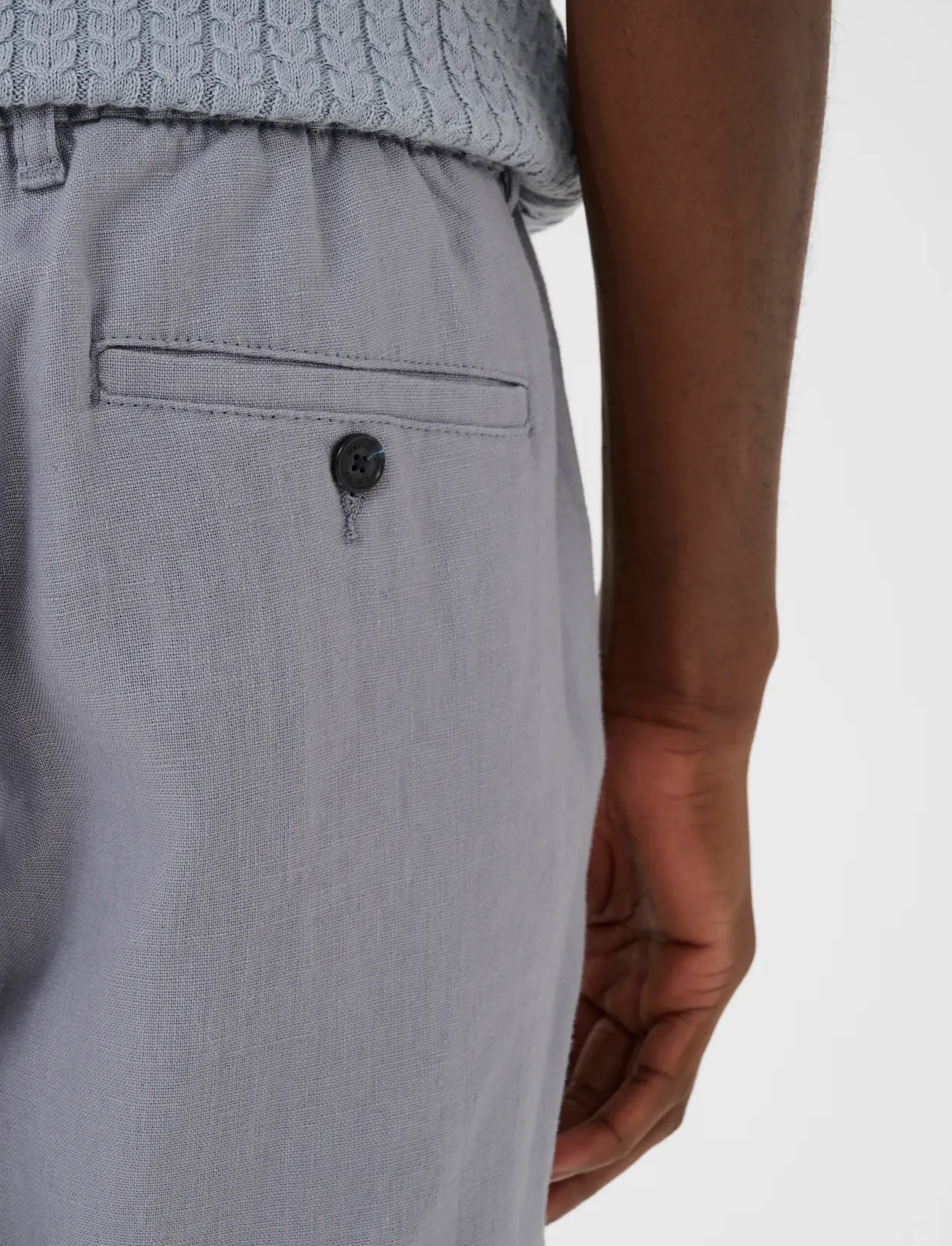 Matinique - MAharlow Short - linased lühikesed püksid - tradewinds - 2