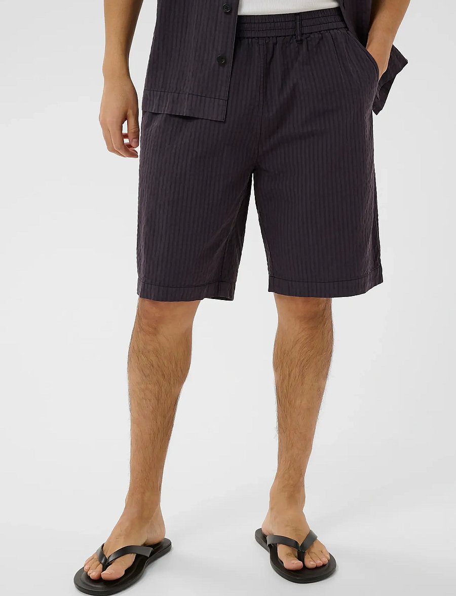 Matinique - MAneel Short 73 - freizeitshorts - washed black - 0