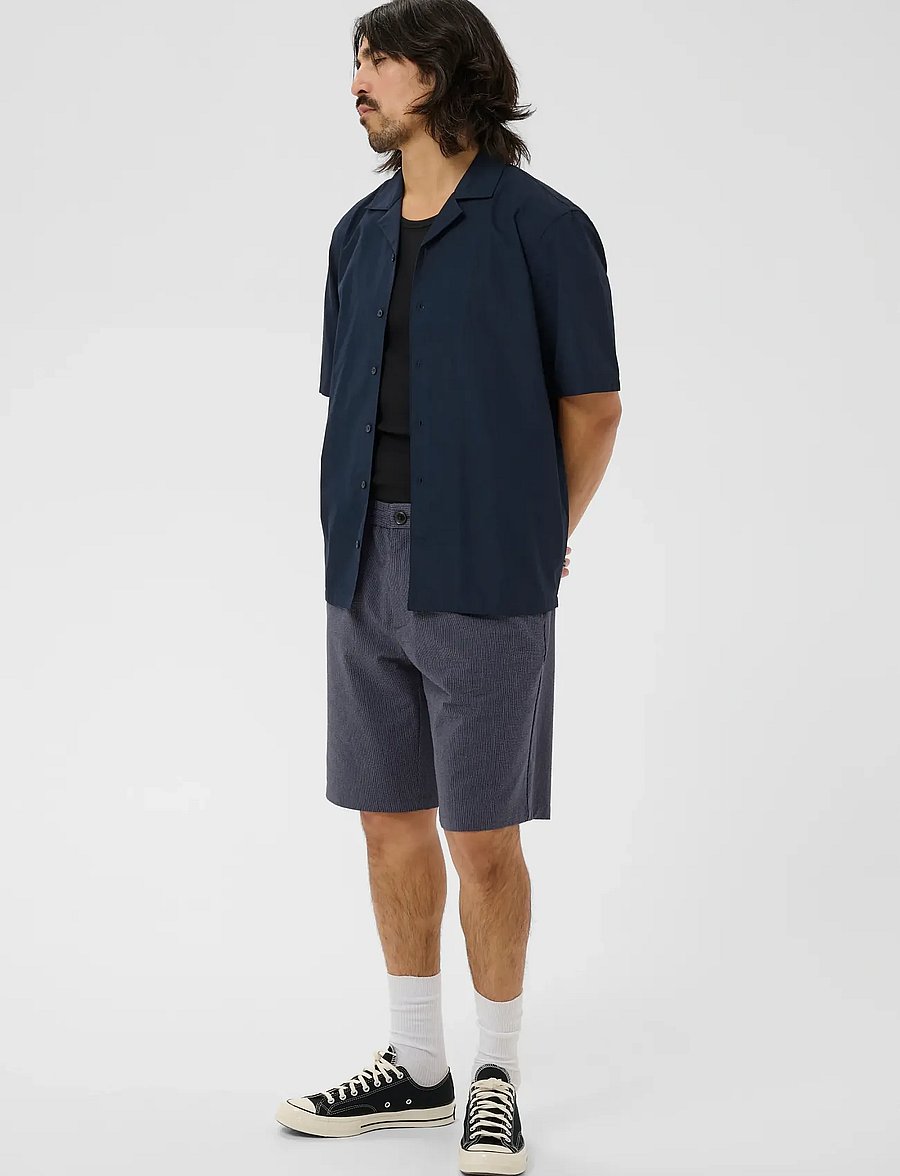 Matinique - MAfinch Short Heritage - casual shorts - dark navy - 2