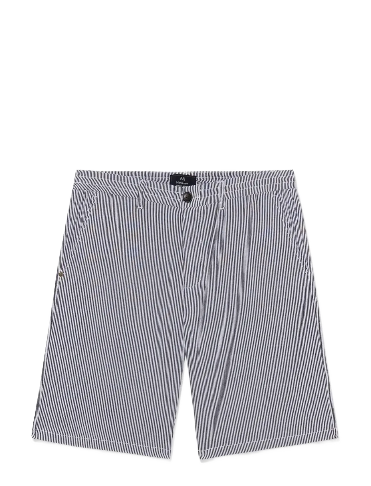 Matinique MAfinch Short Heritage - Casual shorts - OFF WHITE / black