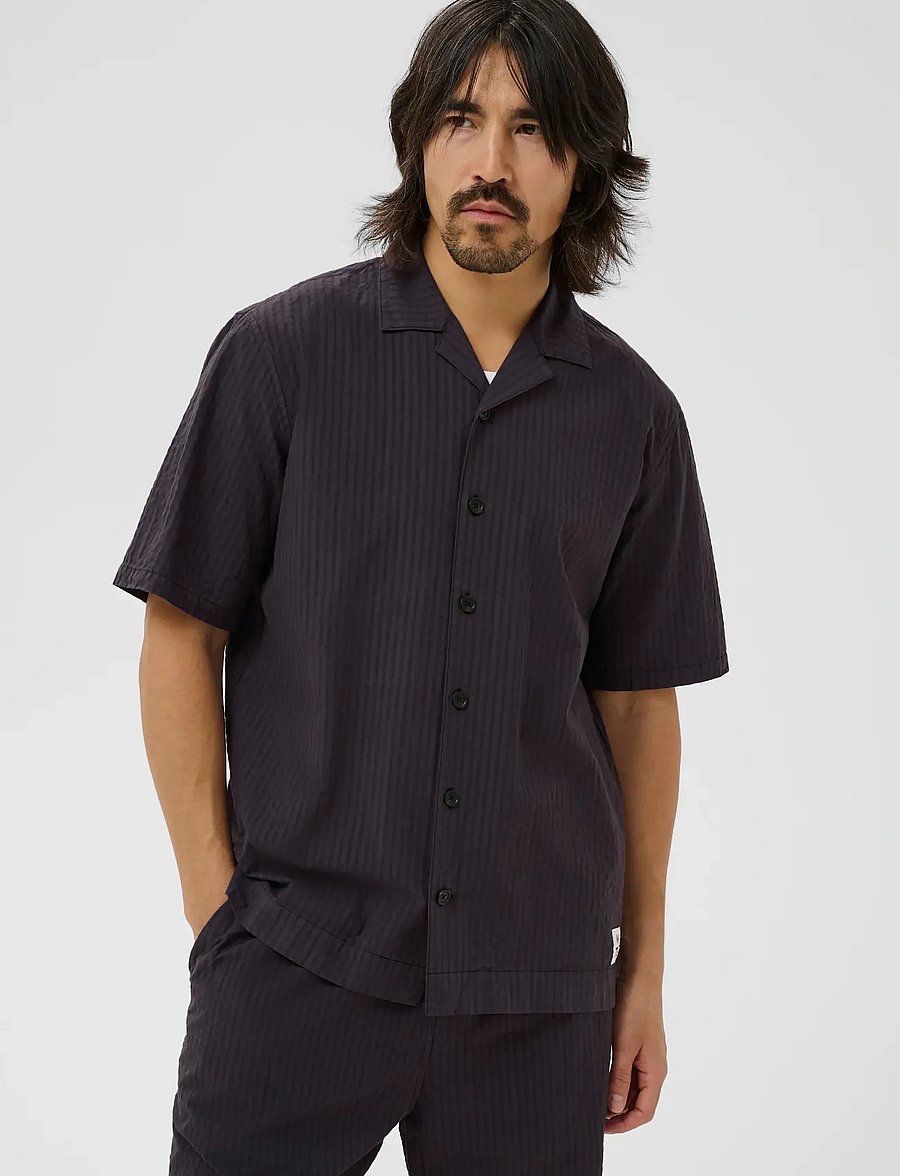 Matinique - MAklampo 73 - lühikeste varrukatega särgid - washed black - 1