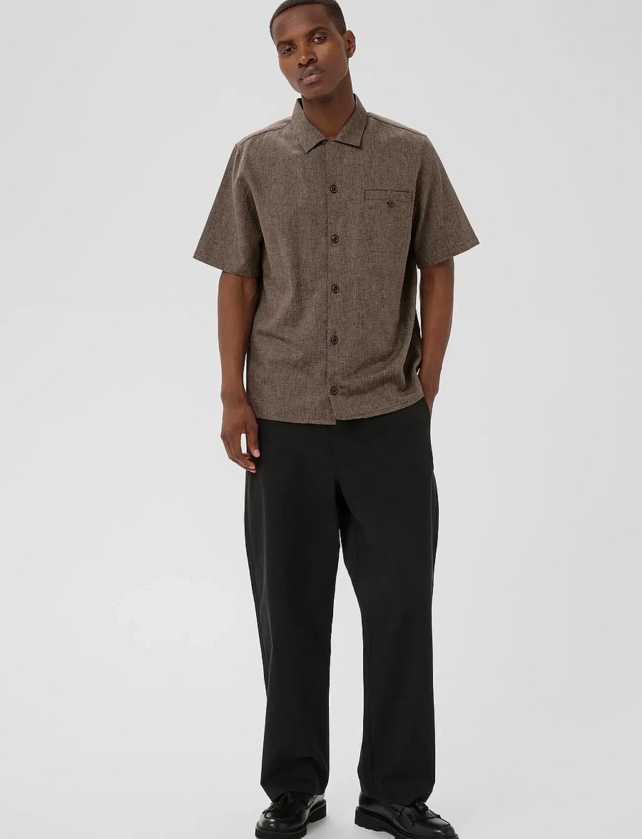Matinique - MAflint Heritage - kortærmede skjorter - chocolate brown - 1